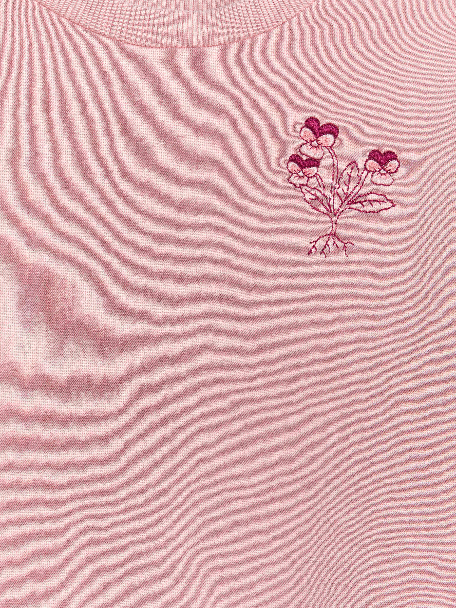 Sudadera bordada - Rosa empolvado - Oversized - Children - StillMedia/DescriptiveDetail - 3