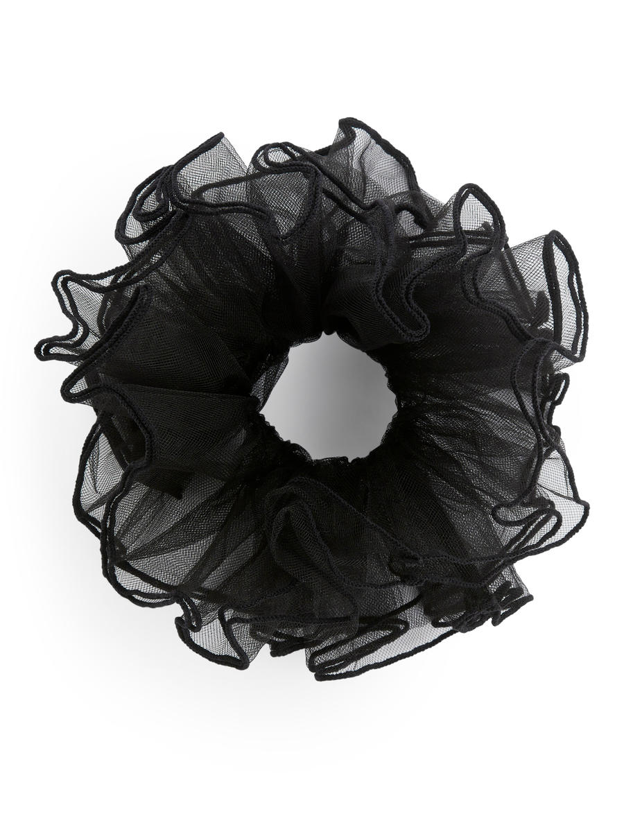 Tulle Scrunchie-#272628-13633