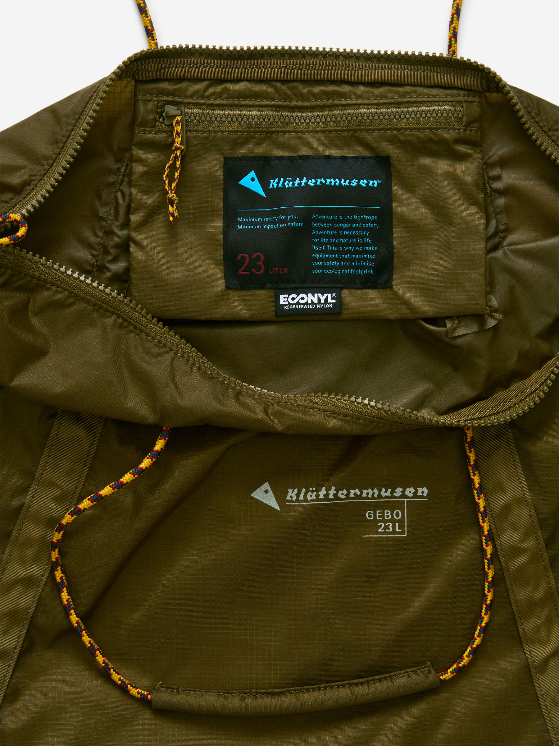 Klättermusen Gebo Tote Bag - Olive Green - Men - StillMedia/DescriptiveDetail - 3