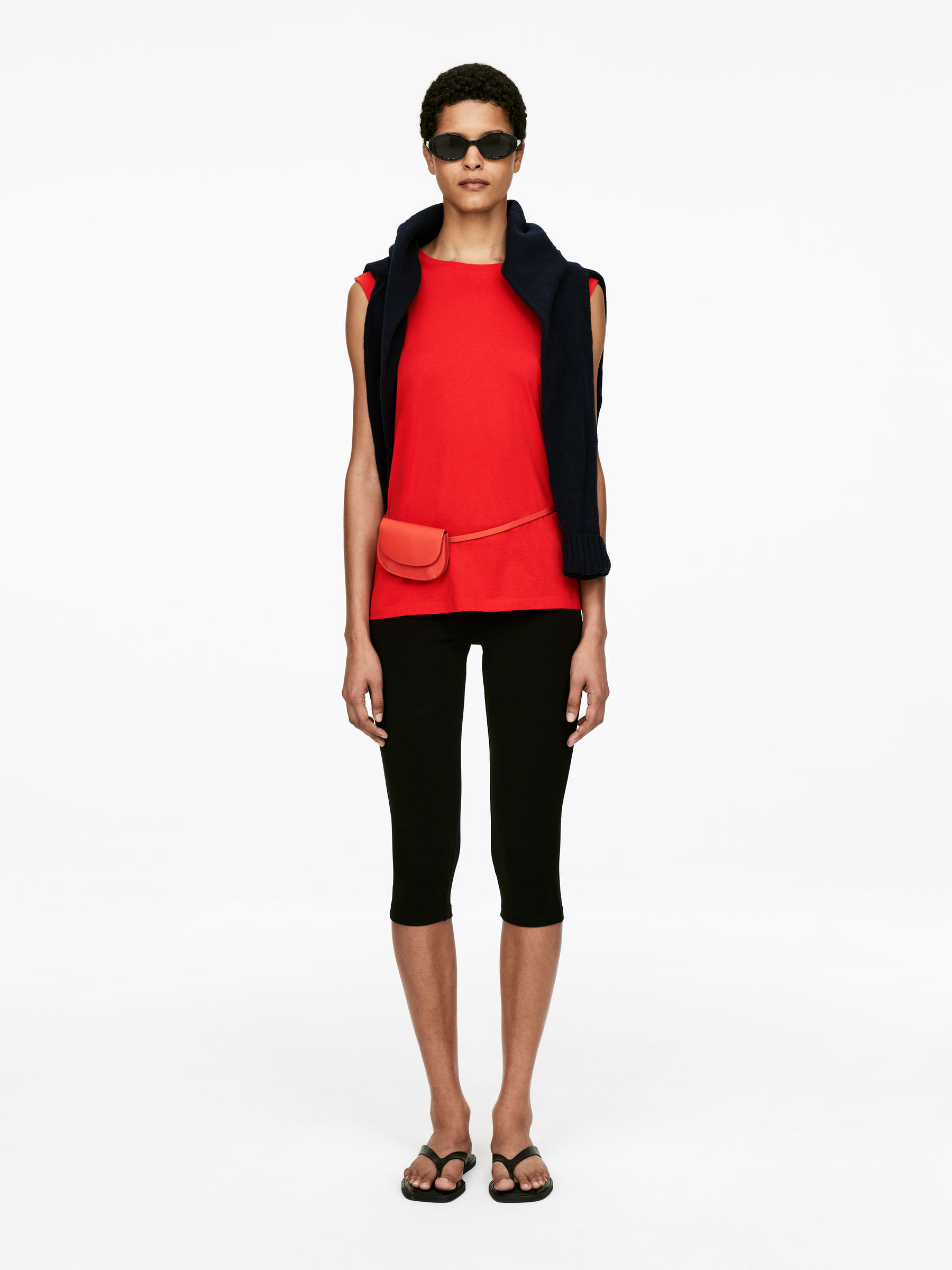 Loose Fit Tank Top - Red - Loose fit - Women - StillMedia/Lookbook - 4