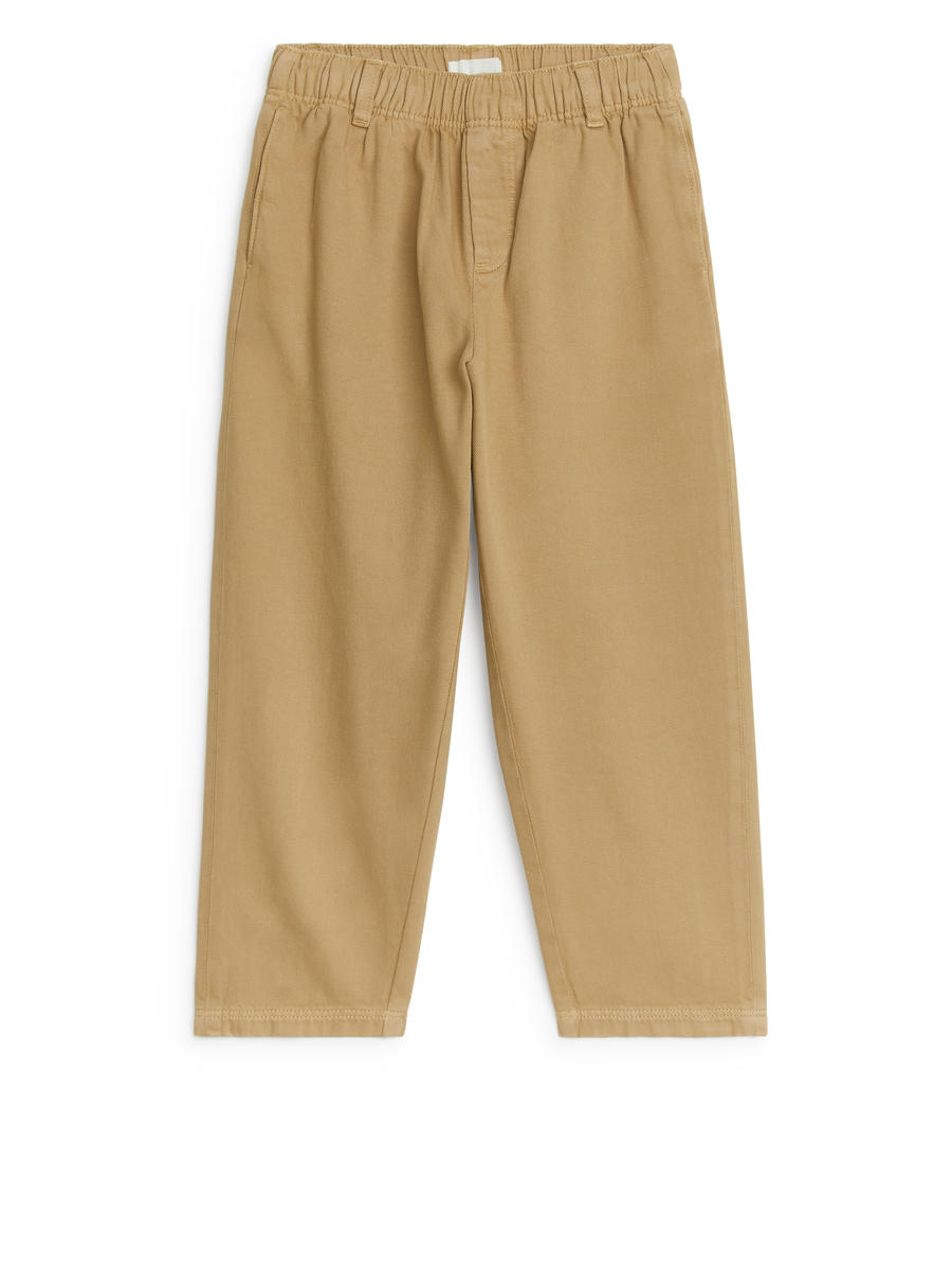 Relaxed Chino Trousers-#A49578-7699