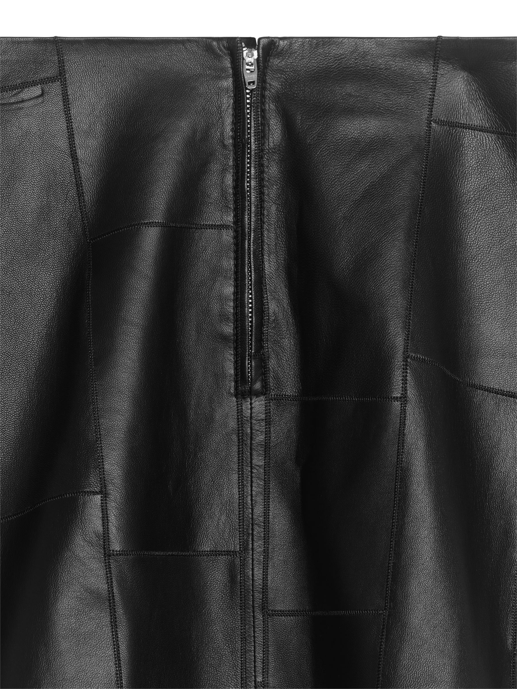 Minifalda con parches de piel - Negro - Women - StillMedia/DescriptiveDetail - 1