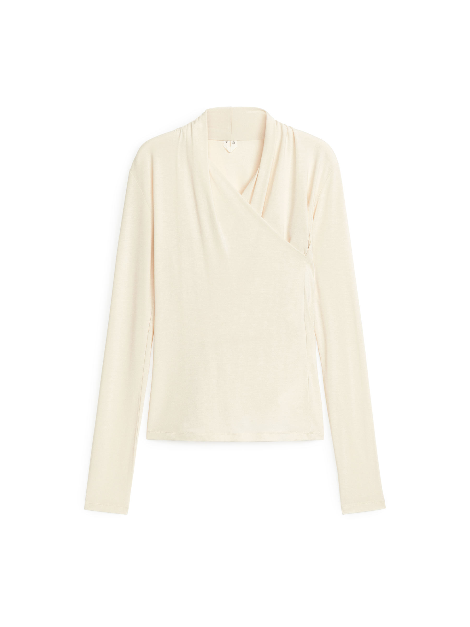 Top cruzado de modal - Blanco roto - Corte ajustado - Women - StillMedia/DescriptiveStillLife - 1