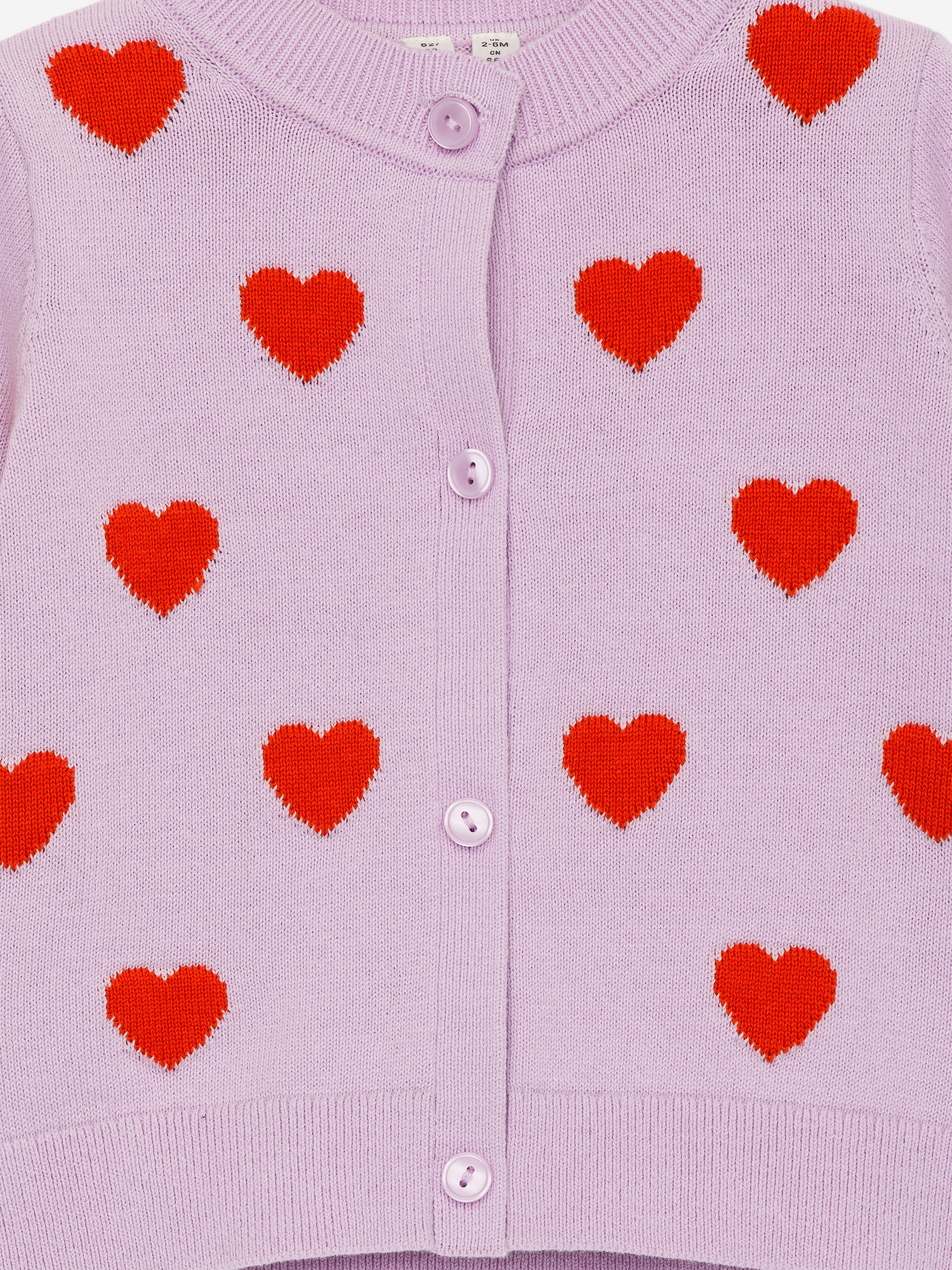 Strickjacke aus Baumwolle - Flieder/Rot - Regular Fit - Kinder - StillMedia/DescriptiveDetail - 2