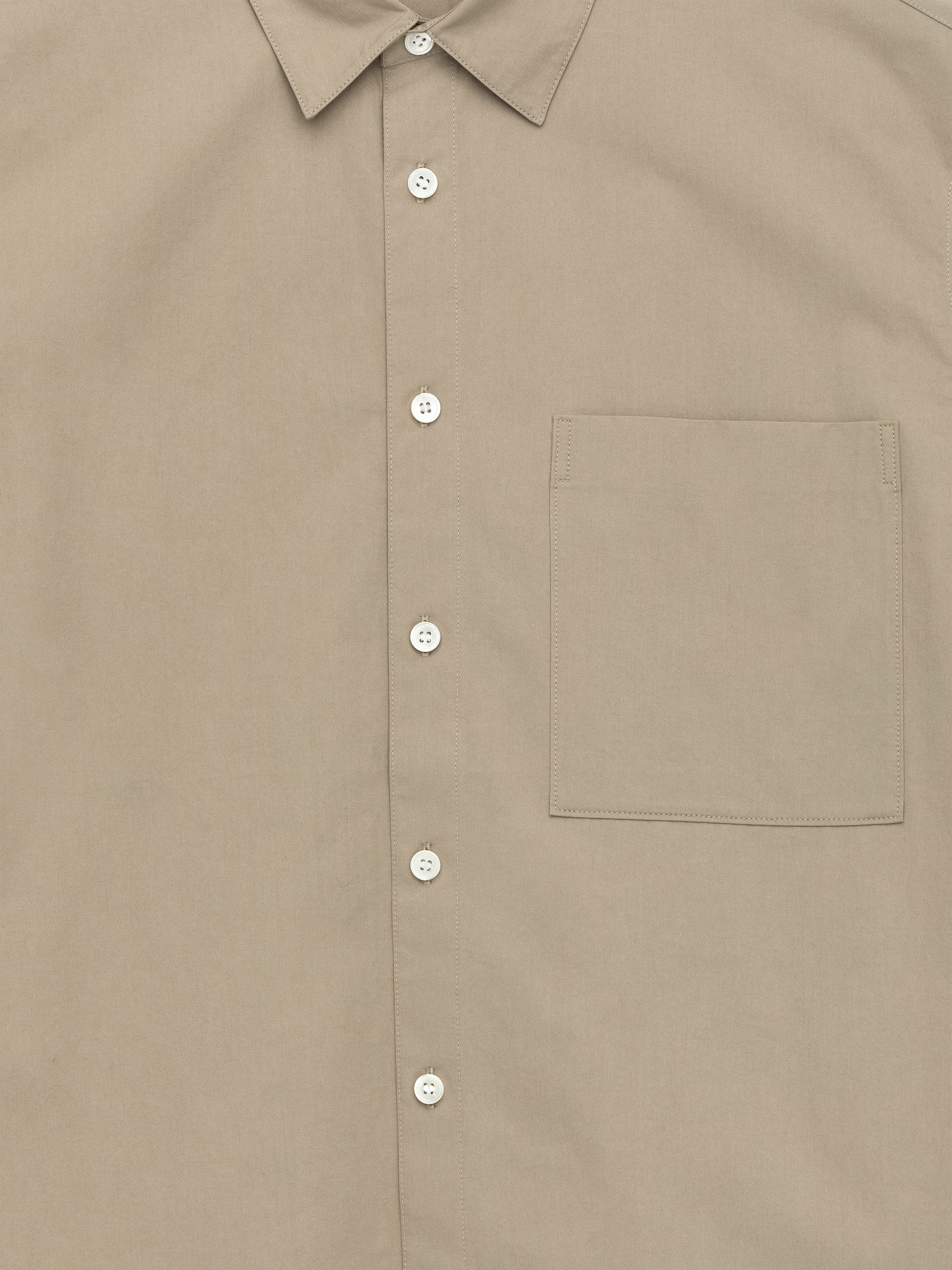 Oversized Poplin Shirt - Mole - Oversized - Men - StillMedia/DescriptiveDetail - 2