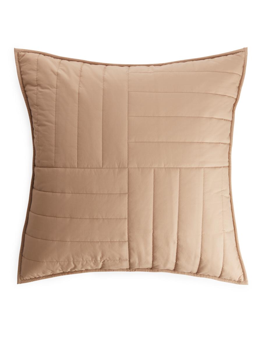 ARKET and Pia Wallén Quilted Cushion Cover - Beige - Homeware - 1042172002