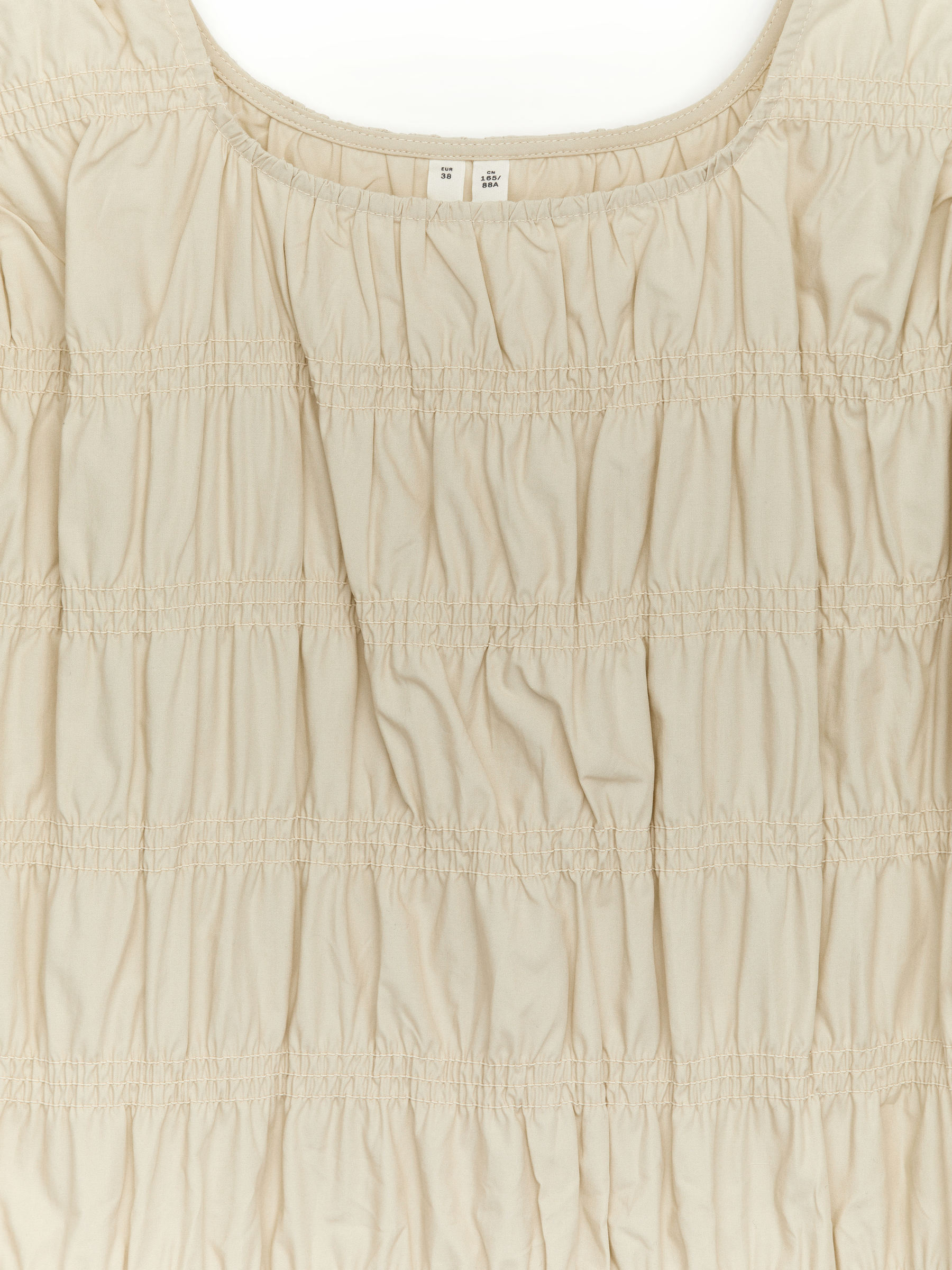 Robe à smocks - Beige - Slim fit - Femme - StillMedia/DescriptiveDetail - 1