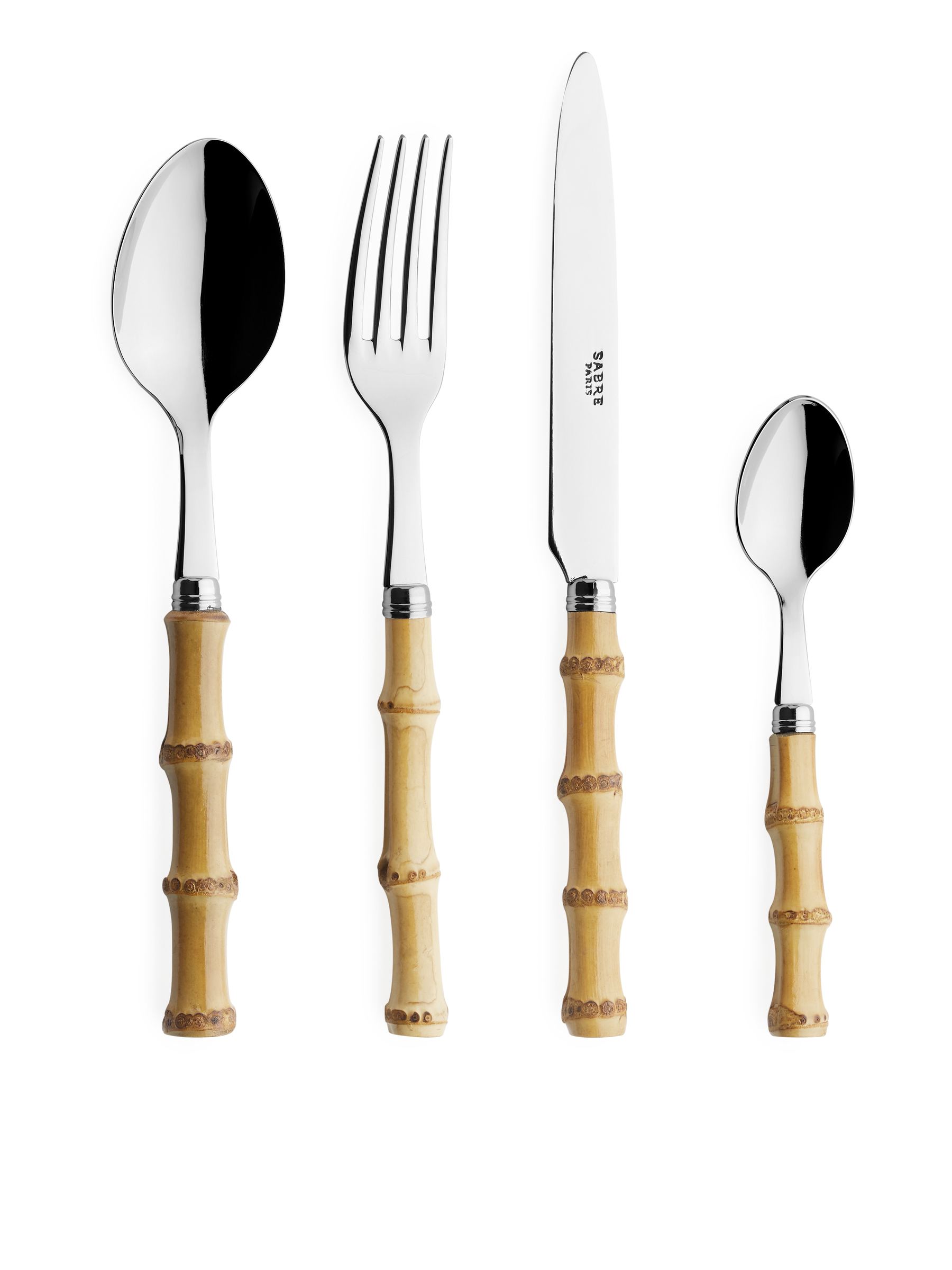 Sabre Paris Bamboo Cutlery Set - Echter Bambus - Homeware - StillMedia/DescriptiveStillLife - 1