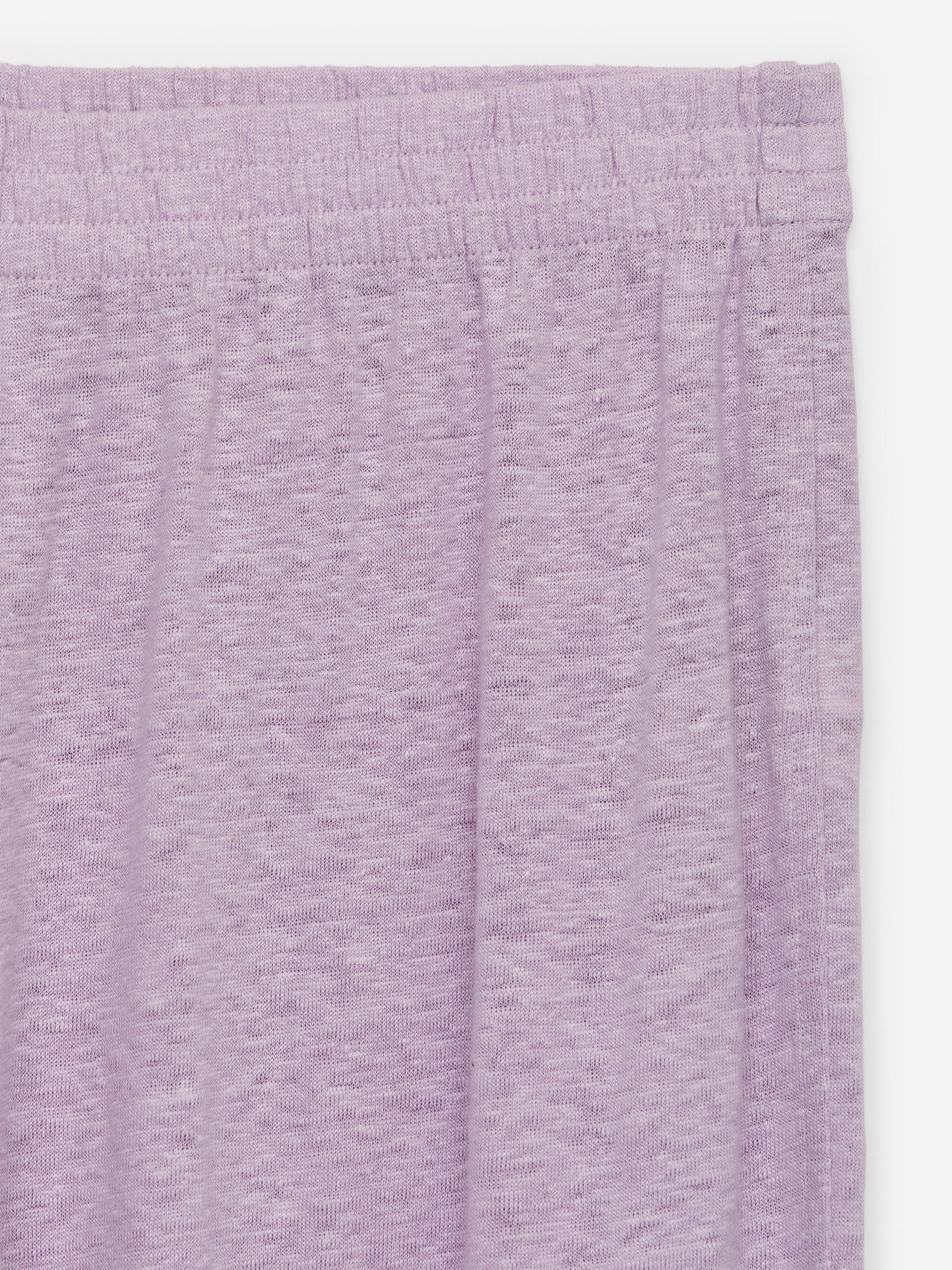 Fluid Linen Trousers - Lilac - Loose fit - Women - StillMedia/DescriptiveDetail - 1