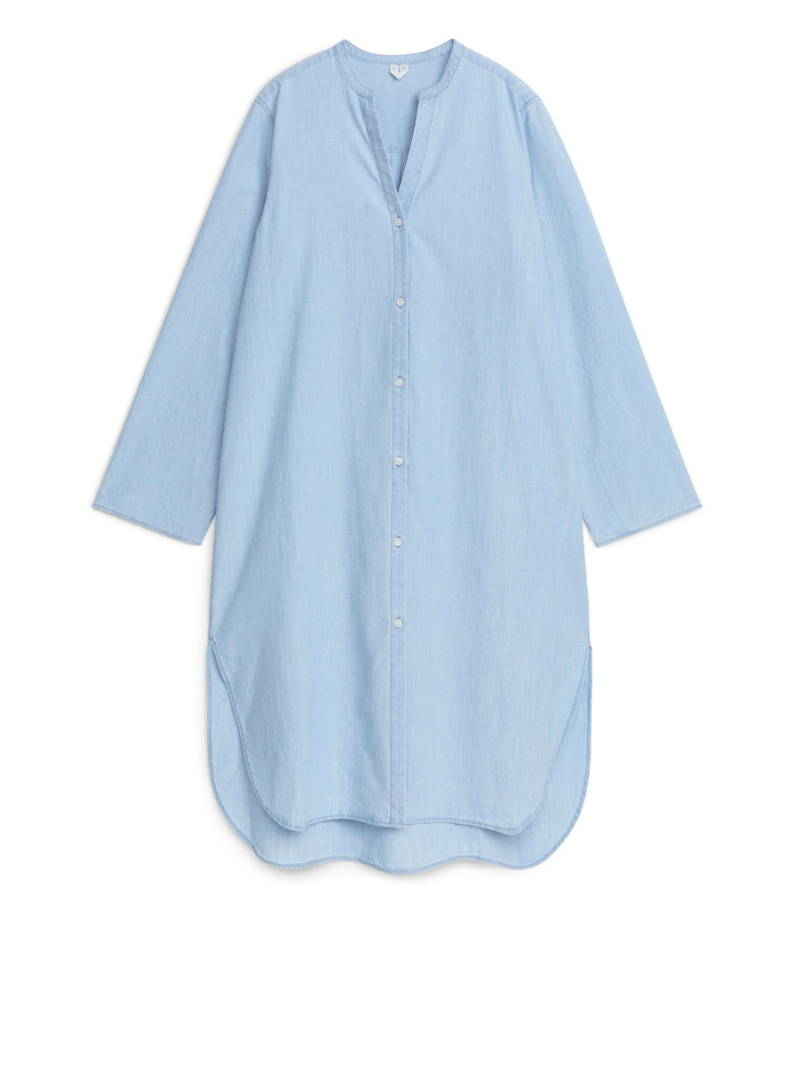 Light Denim Shirt Dress Blue Women ARKET DK