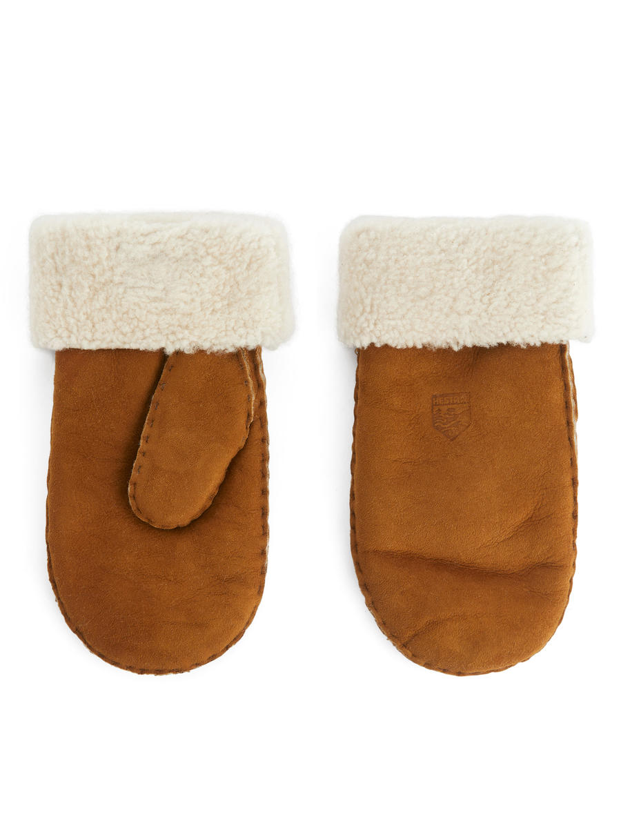 Hestra Sheepskin Mittens-#A28053-13141