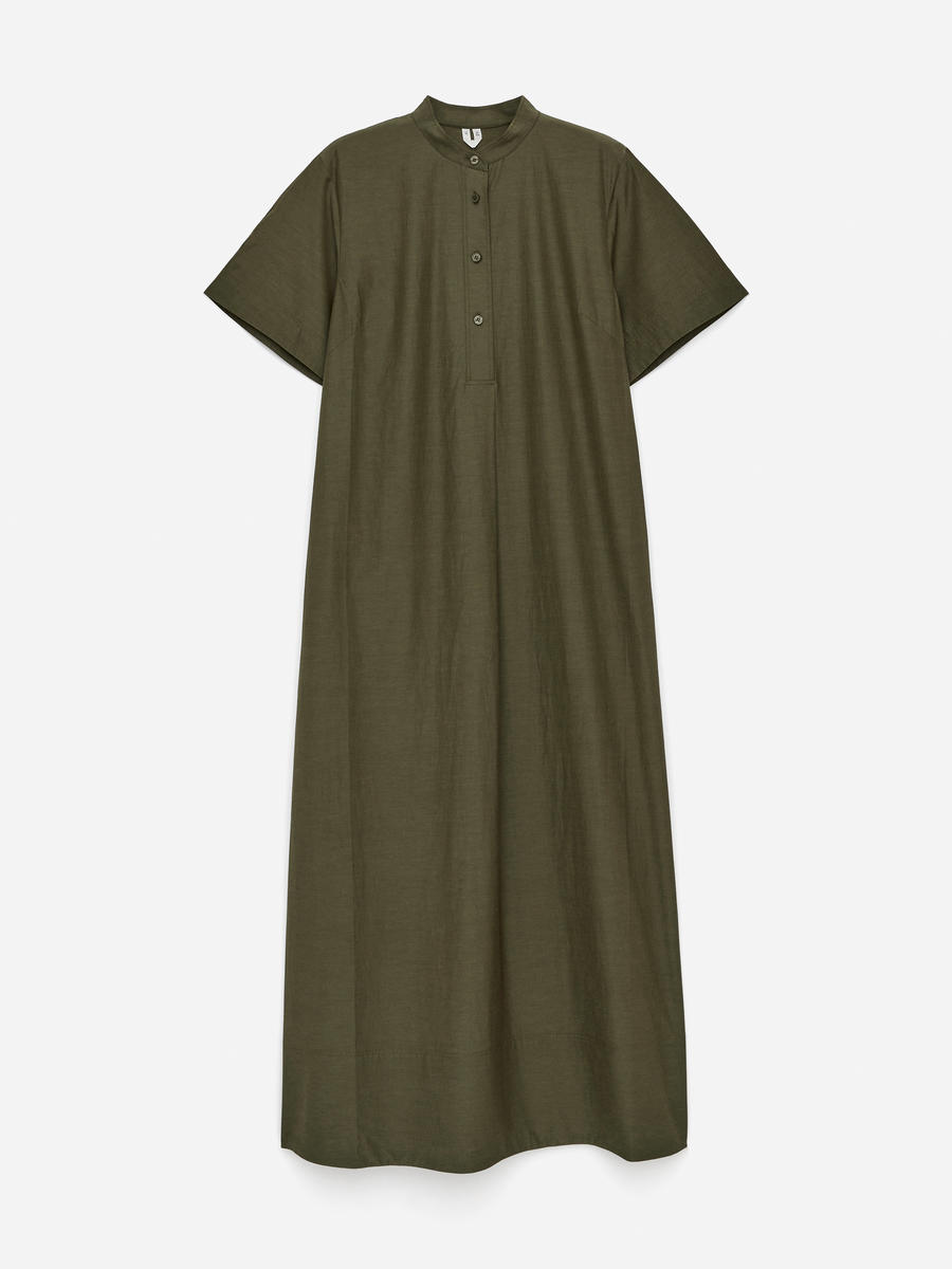 ARKET Women's  Cupro-Cotton Dress Green,  size 36