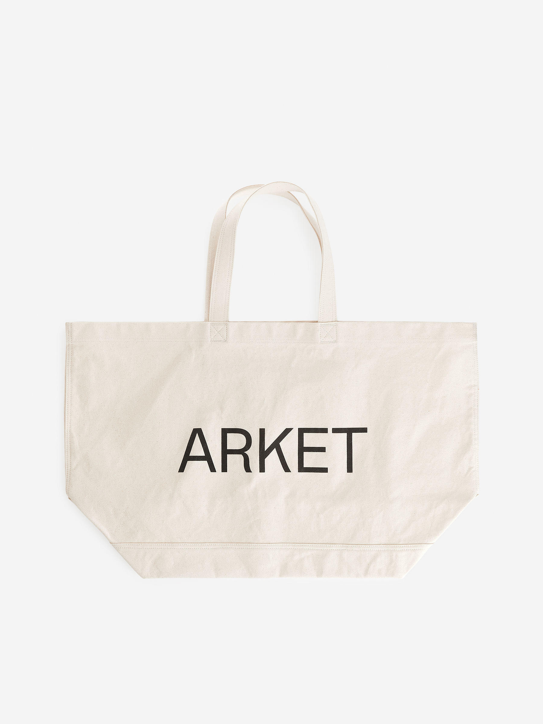 Oversize-Canvastasche von ARKET-#E8E4D5-959