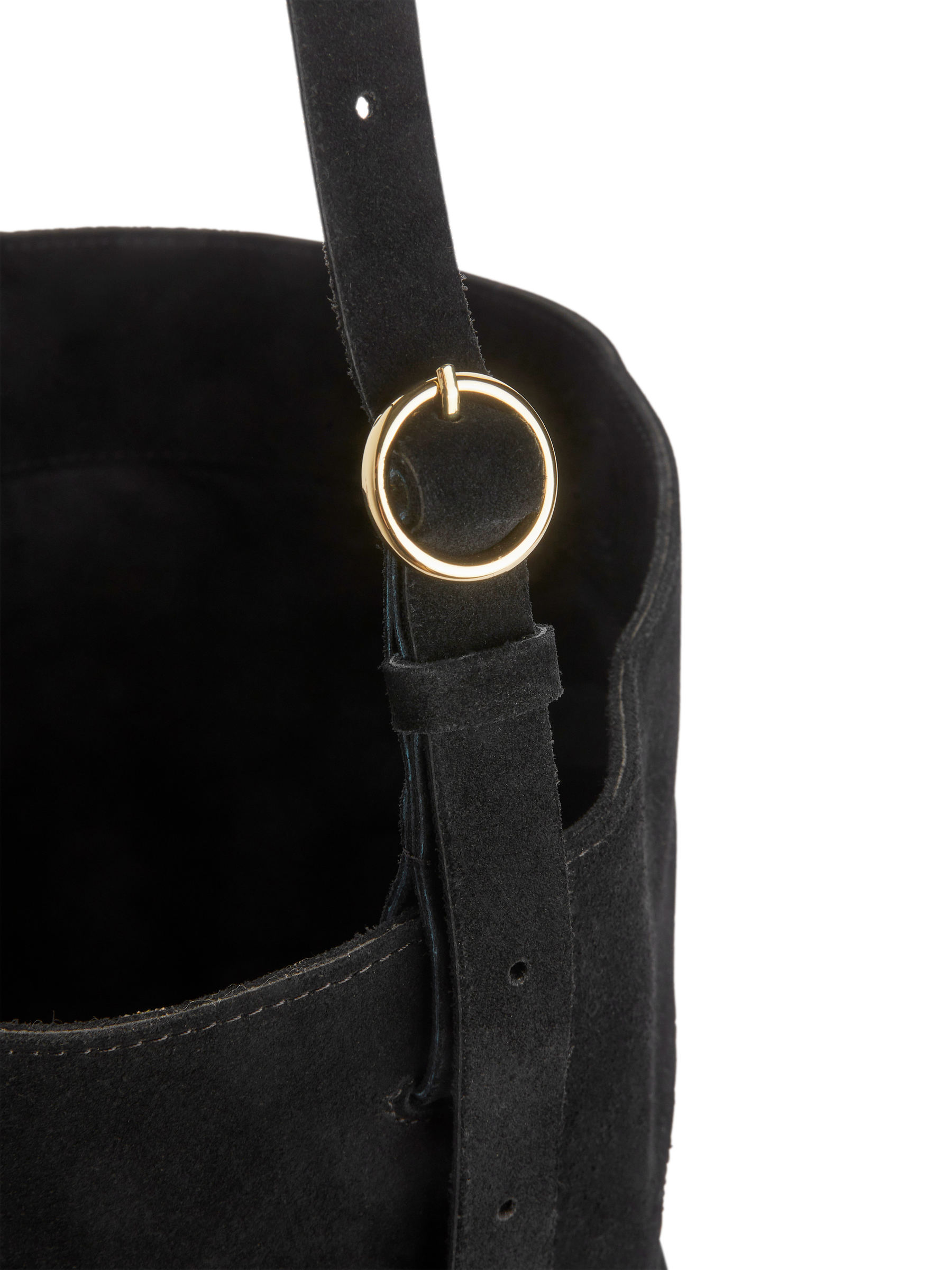 Suede Tote Bag - Black - Women - StillMedia/DescriptiveDetail - 5