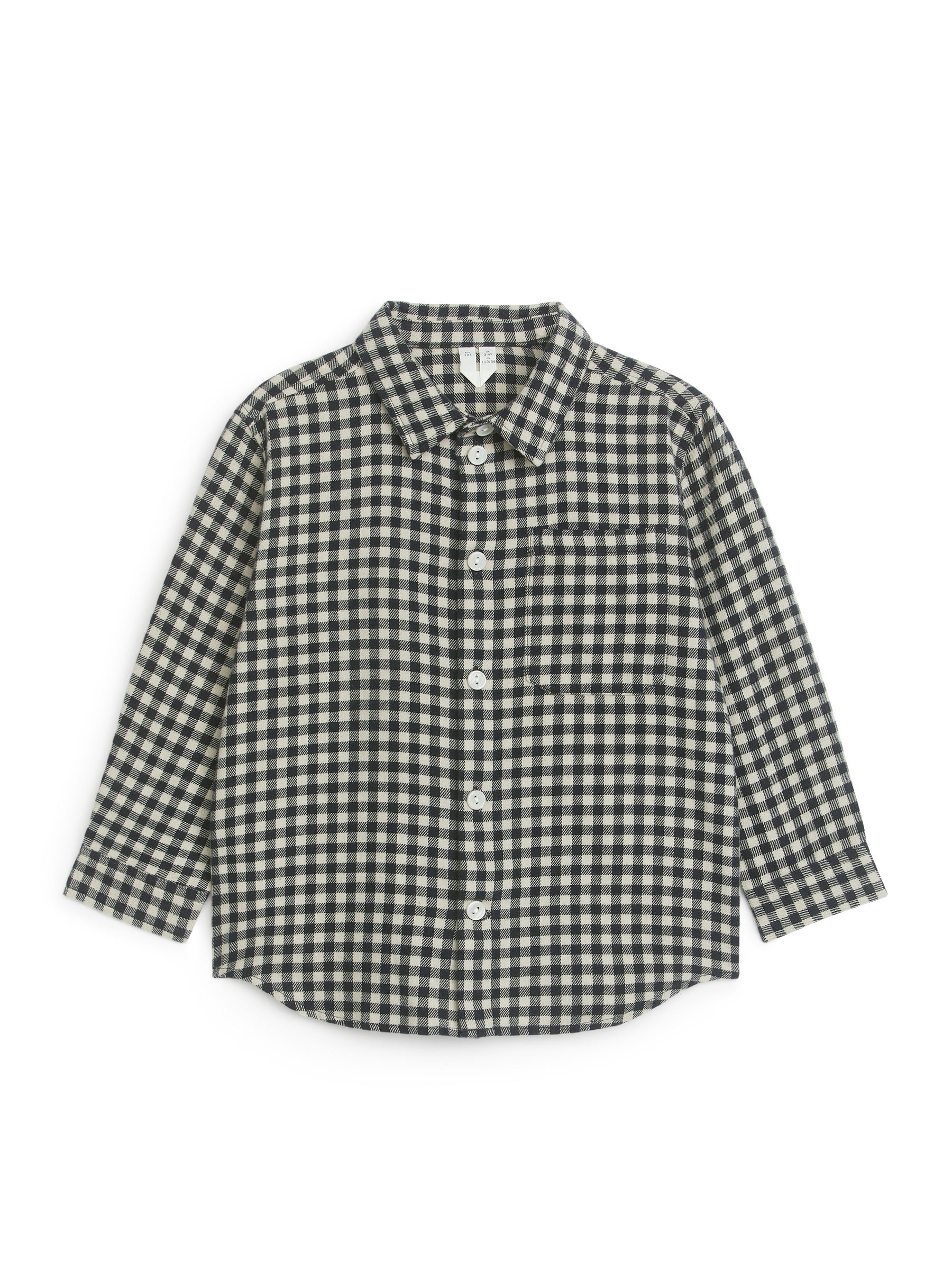 Kariertes Flanellhemd - Schwarz/Weiß - Regular Fit - Kinder - StillMedia/DescriptiveStillLife - 3