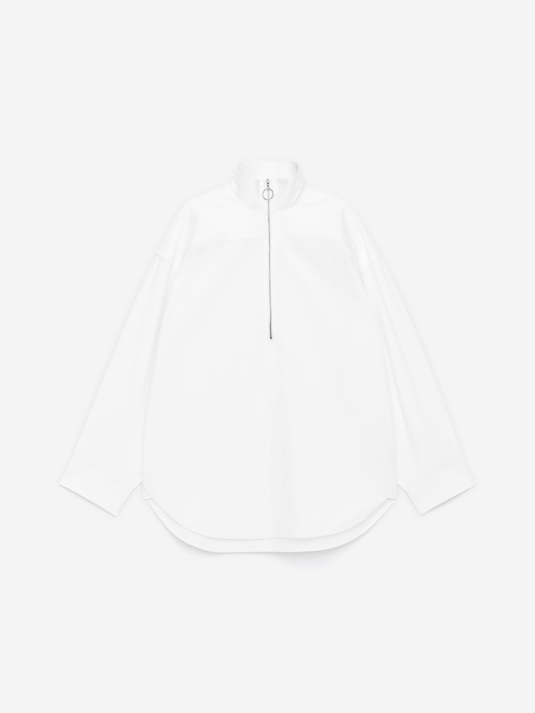 Half-Zip Shirt-#FFFFFF-15966