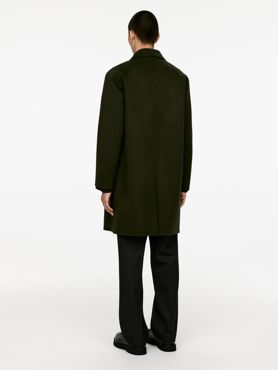 Double Face Wool Blend Coat Dark Green Men ARKET DK