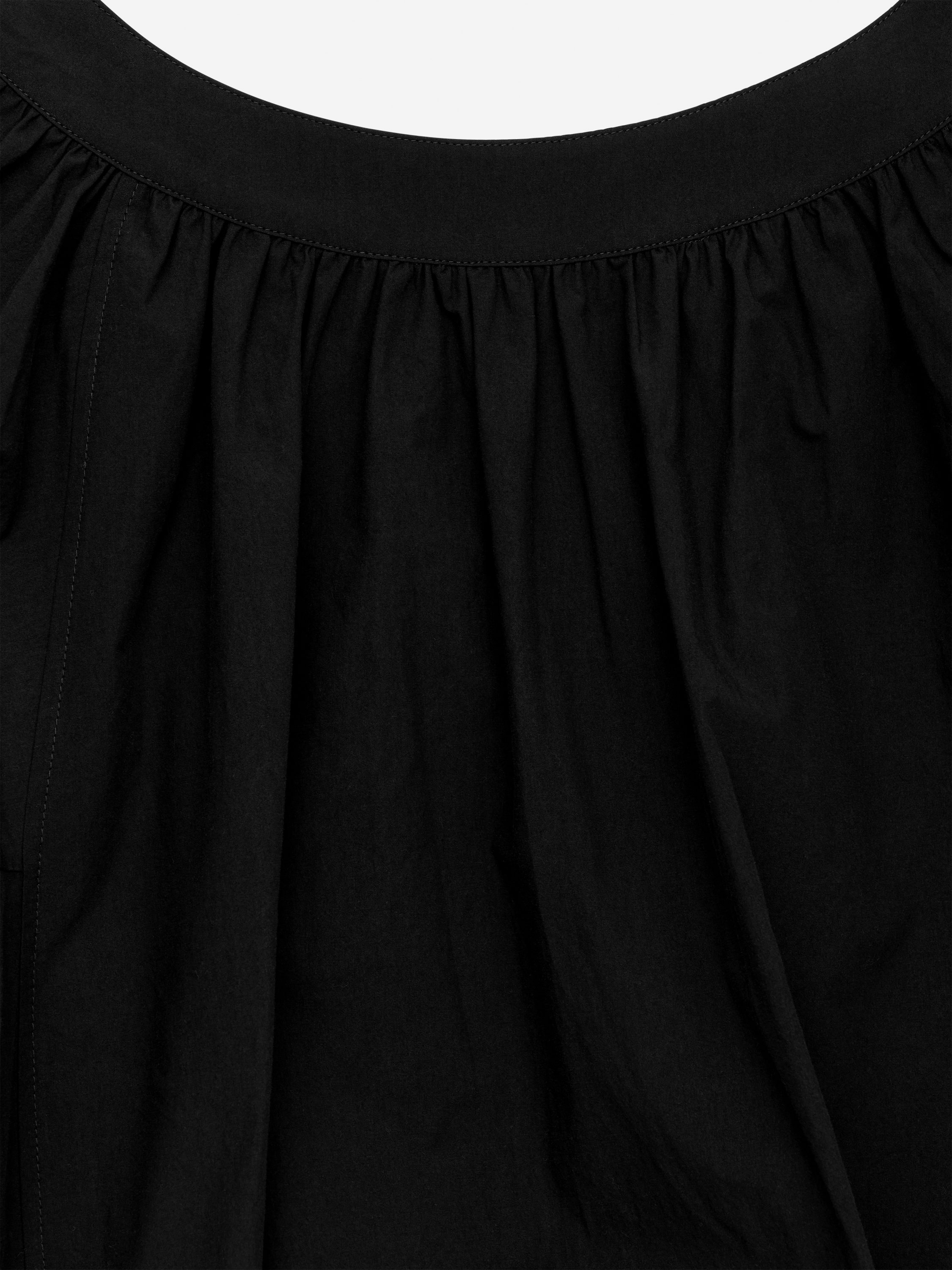 Balloon-Hem Top – Black – Women – ARKET GB