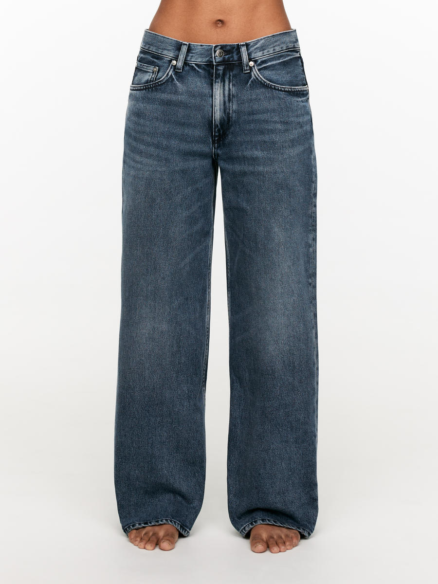 CLOUD Low Loose Jeans-#54586D-12386