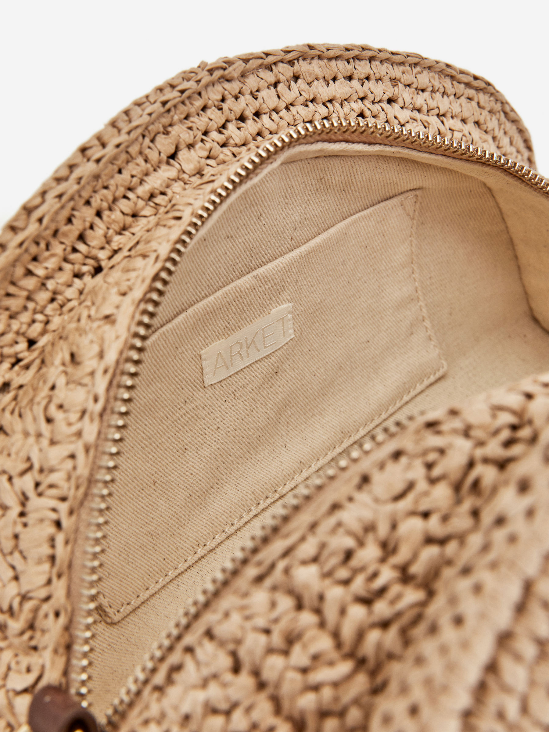 Bolso bandolera de paja - Beige - Women - StillMedia/DescriptiveDetail - 1