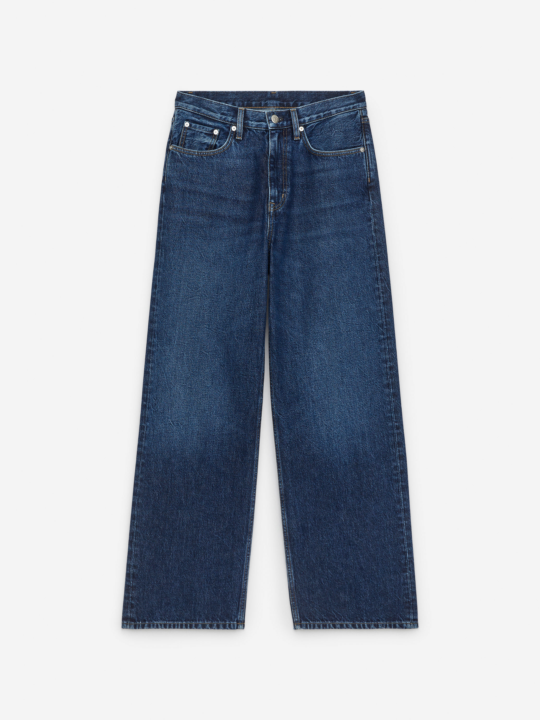 CORAL Wide Jeans – Blue – Women – ARKET WW