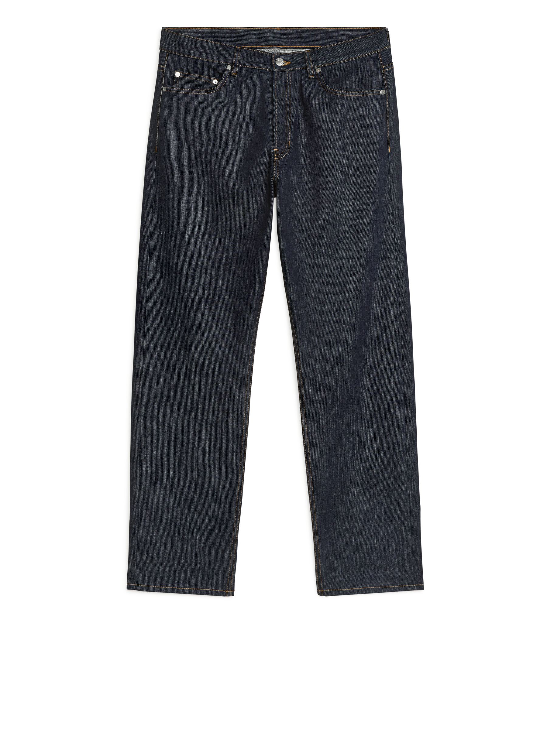 LOOSE Selvedge Jeans - Rinsed Blue - Corte holgado - Men - StillMedia/DescriptiveStillLife - 2