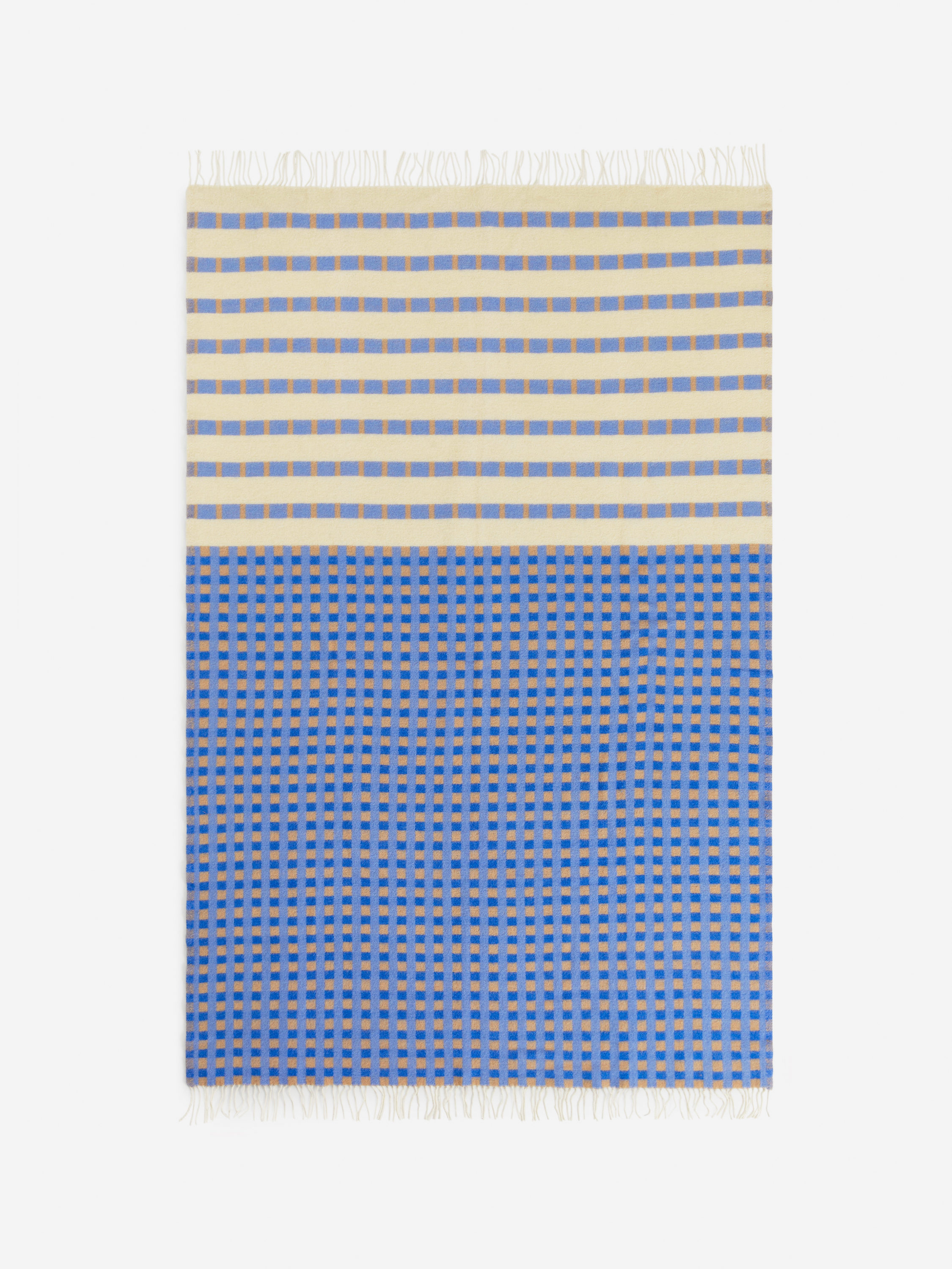Klippan Wool Blanket – Blue/Beige – Homeware – ARKET NL