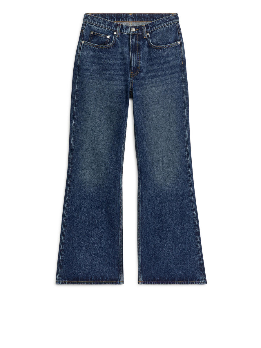 REED Relaxed Flared Jeans-#3A455A-5663