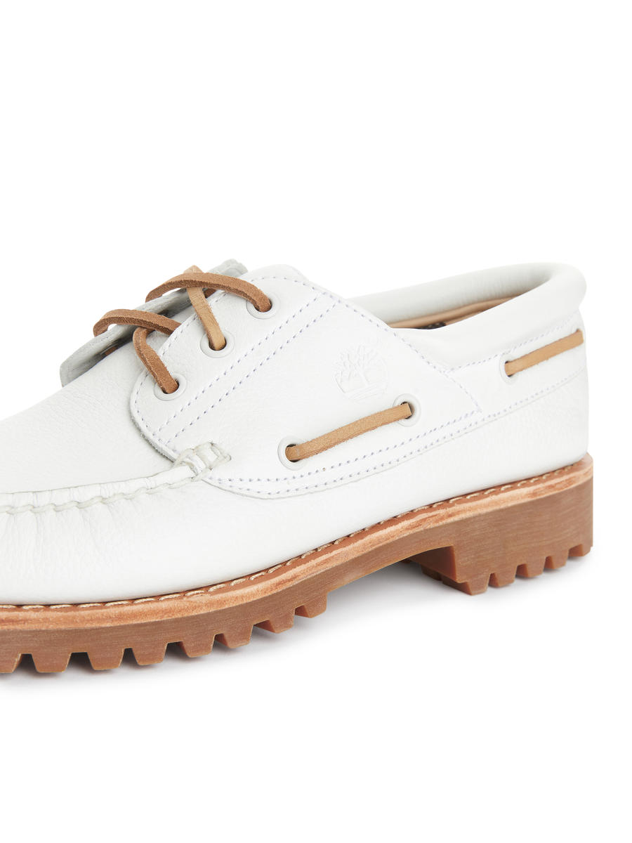 Timberland 3-Eye Lug Handsewn Boat Shoe-#EDEEE6-7065