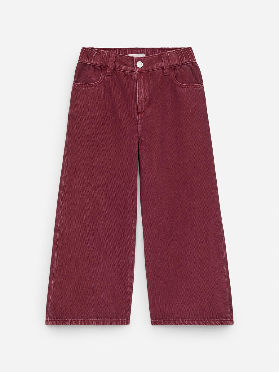 Wide Denim Trousers-#633337-13933