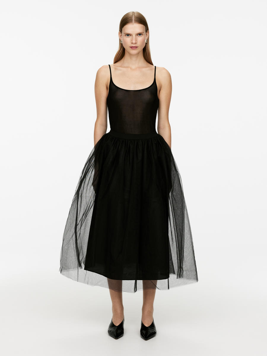 Tulle Skirt-#272628-373