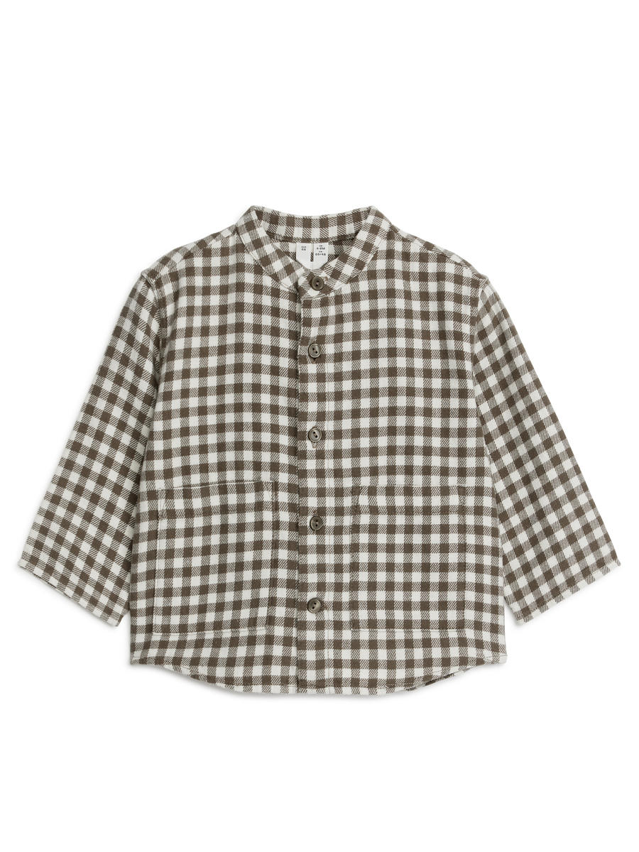 Flannel Shirt-#645B4F-4167