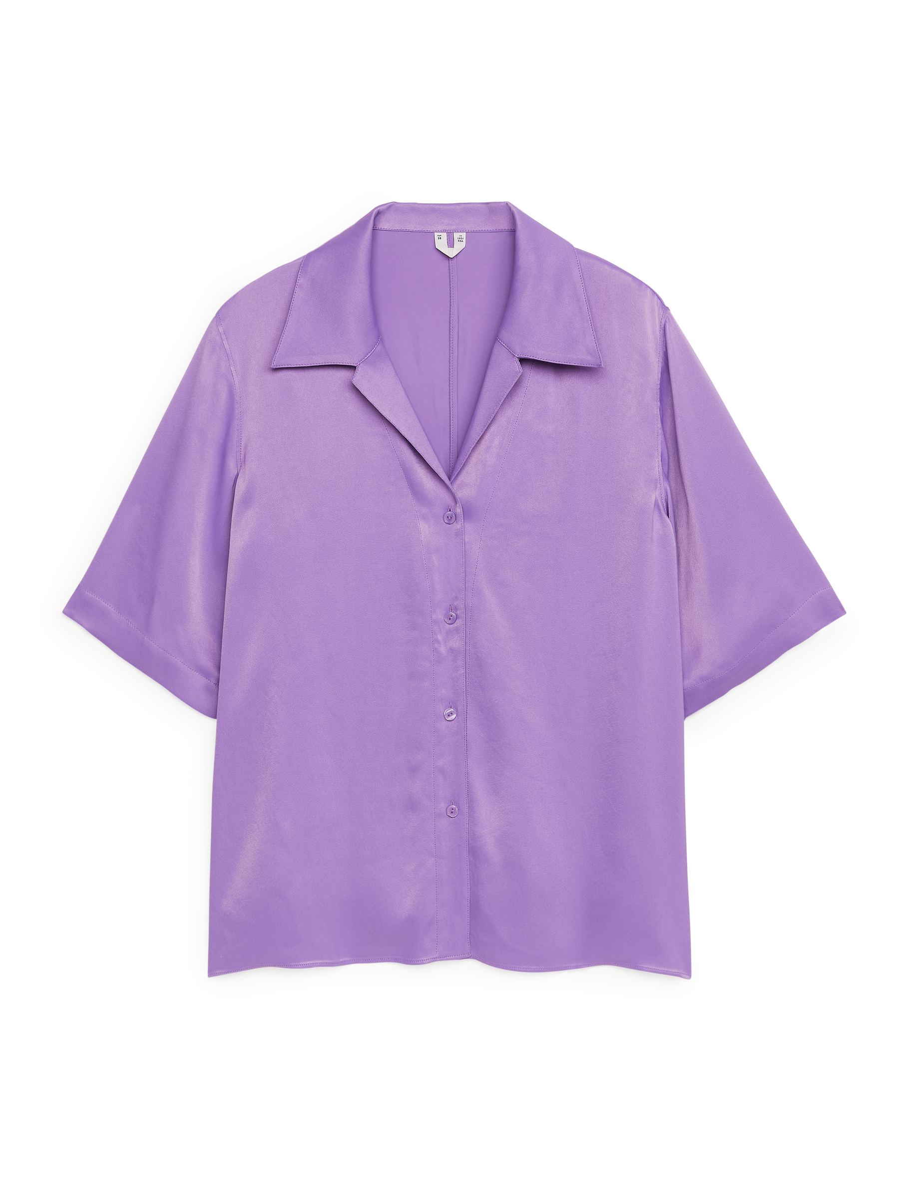 Satin Resort Shirt - Lilac - Women - StillMedia/DescriptiveStillLife - 1