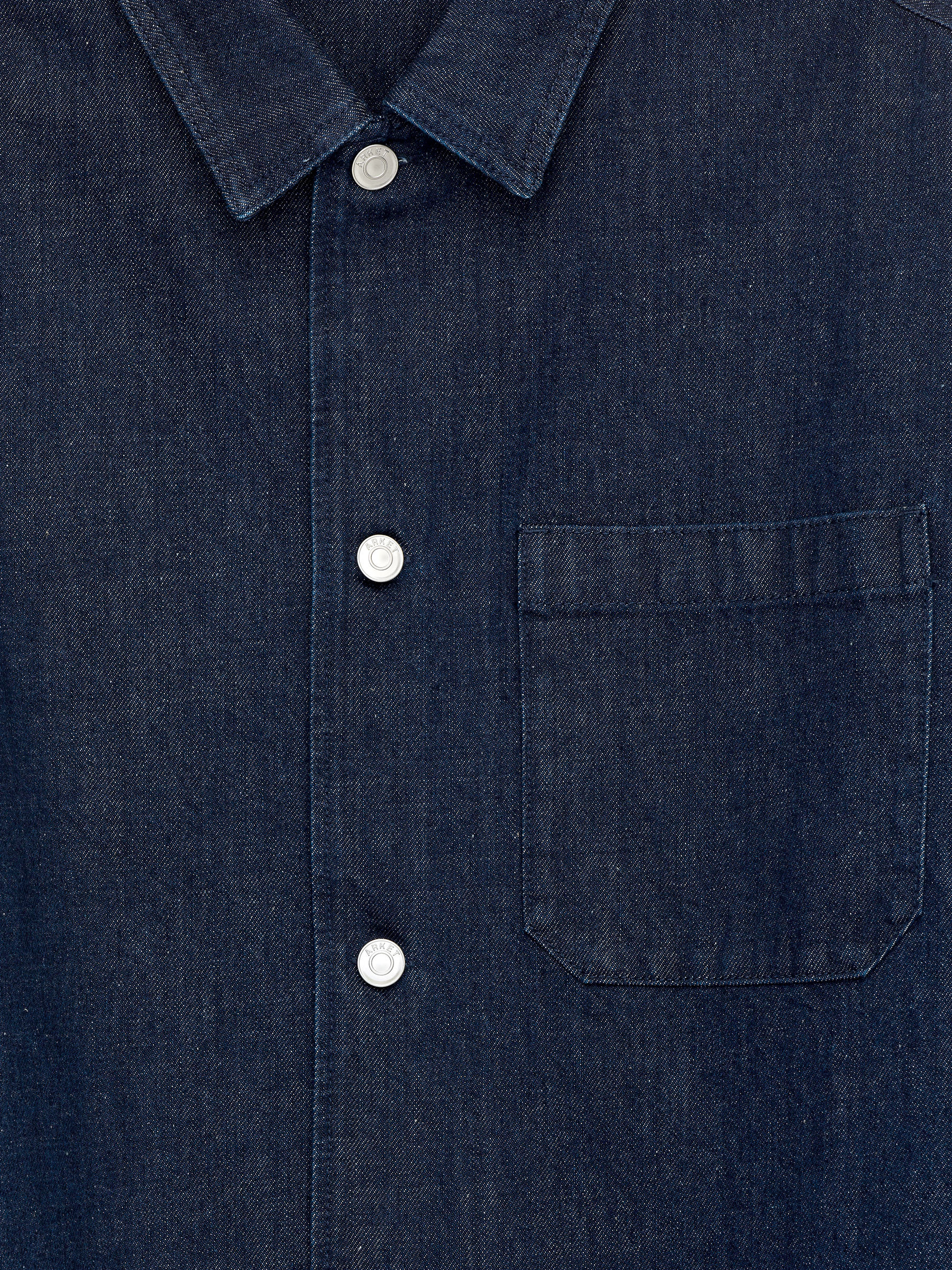Denim Overshirt - Dark Blue - Relaxed fit - Men - StillMedia/DescriptiveDetail - 2