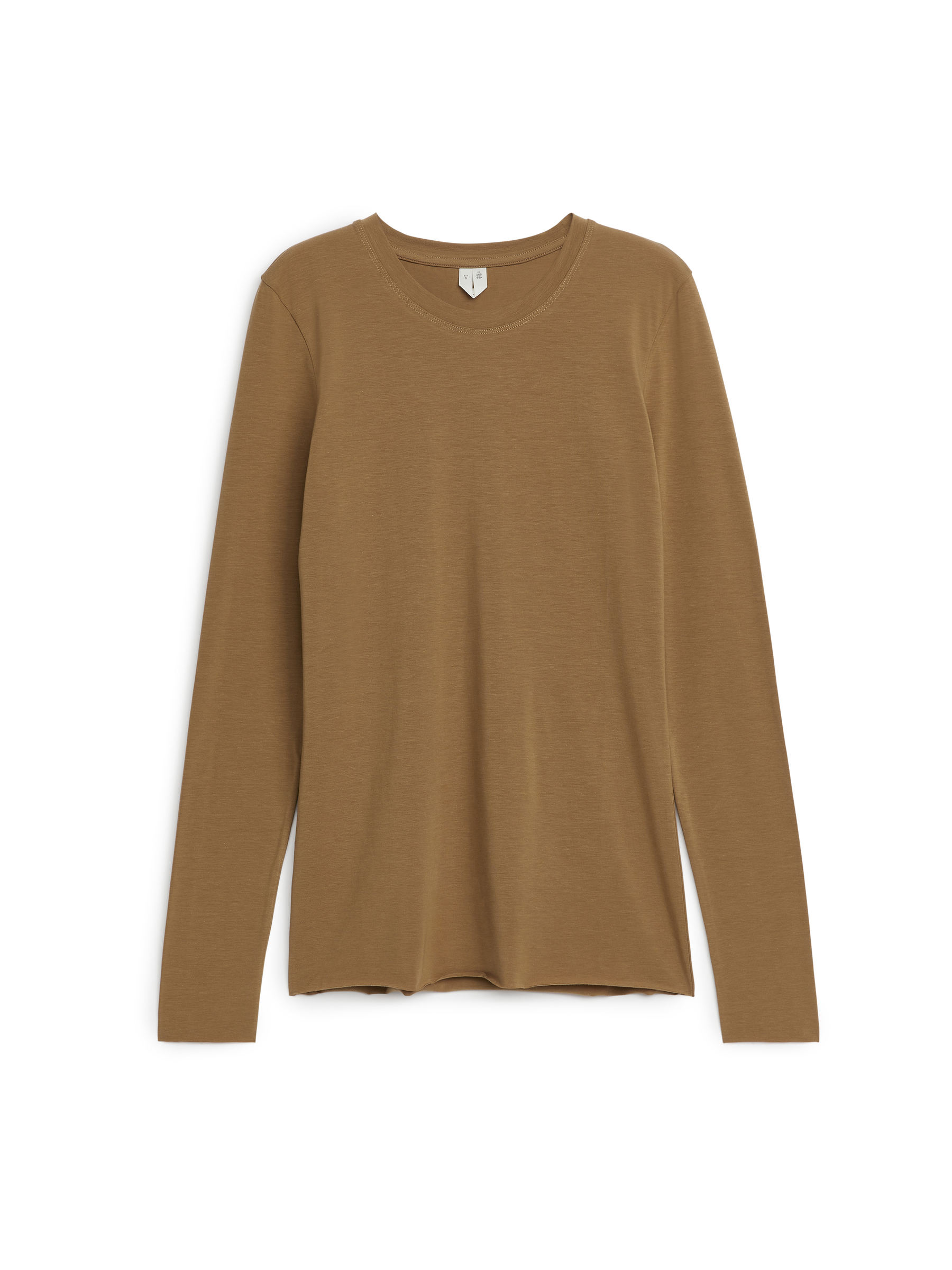 Lyocell Blend Long Sleeve - Beige - Slim fit - Women - StillMedia/DescriptiveStillLife - 1