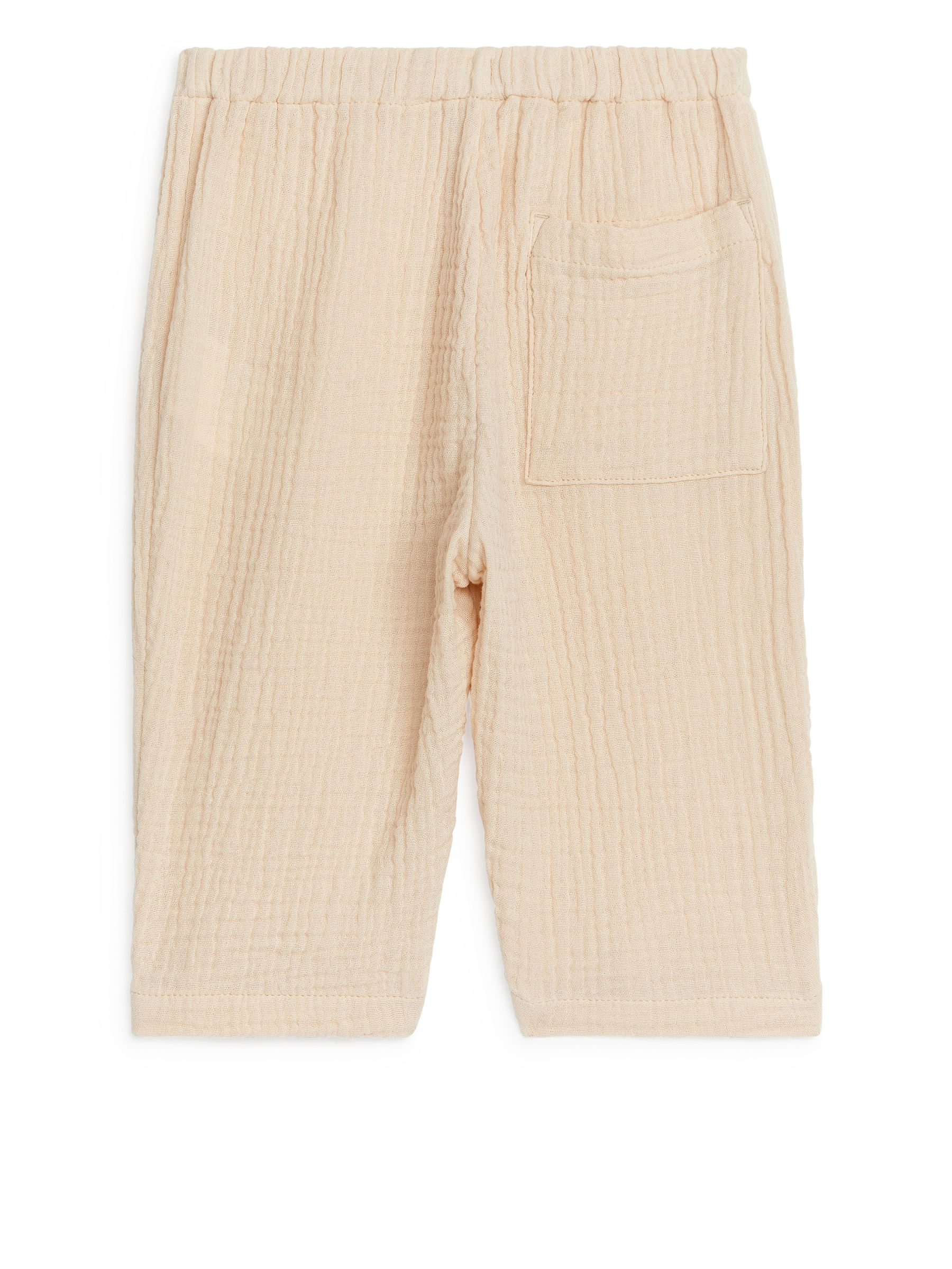 Cotton Muslin Trousers - Light Beige - Loose fit - Children - StillMedia/DescriptiveStillLife - 1