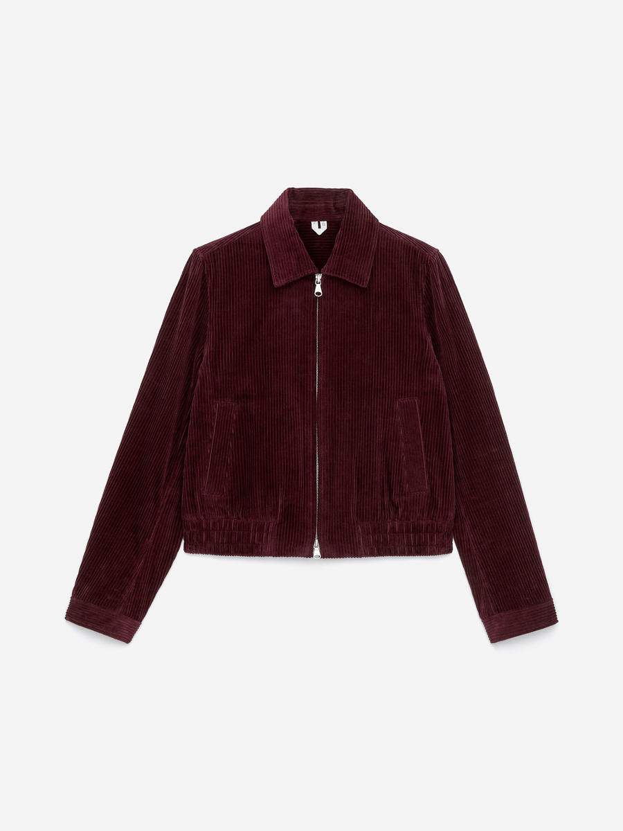 ARKET Women's  Corduroy Overshirt Red,  size 32