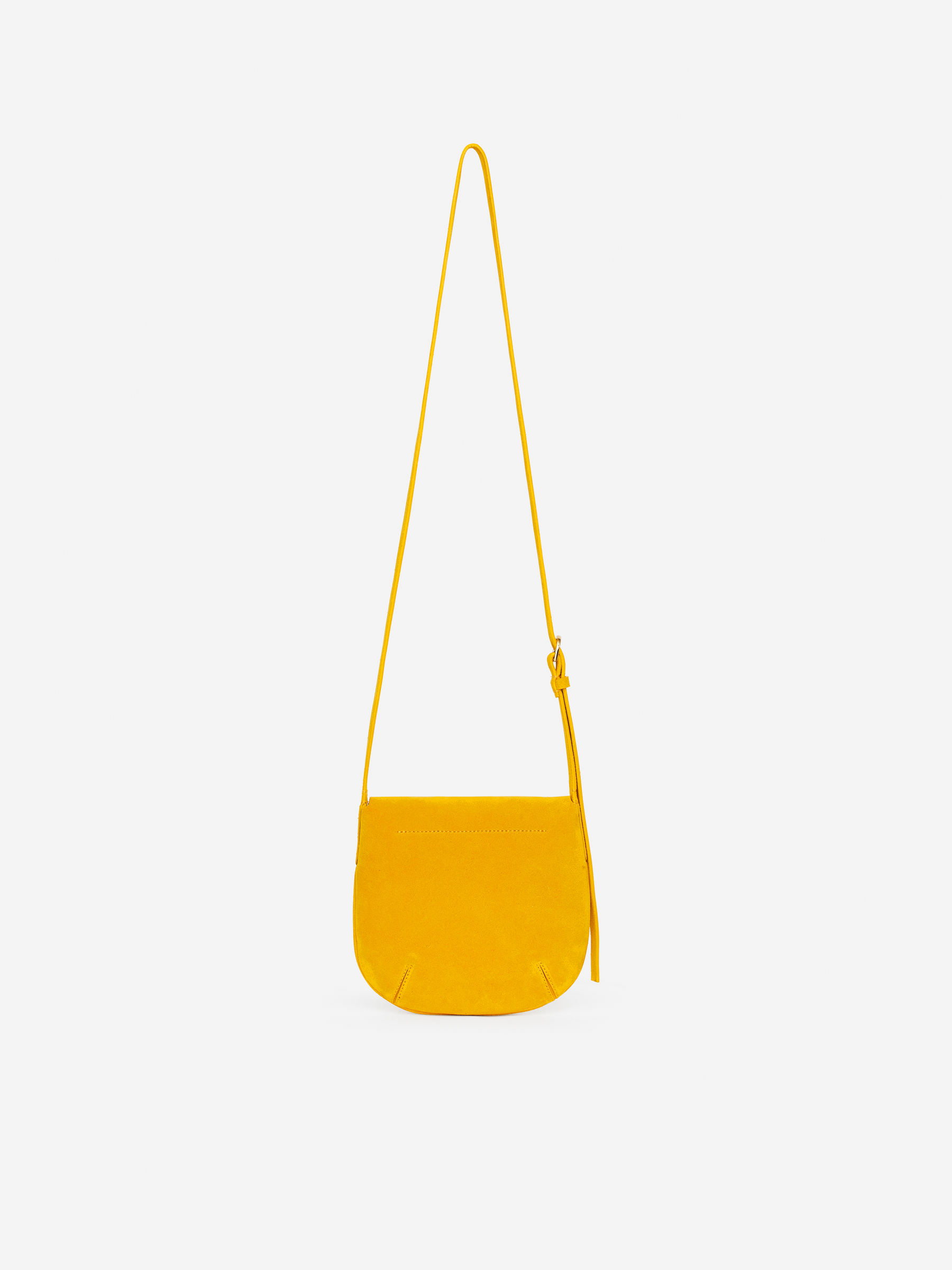 Leather Crossbody Bag - Yellow - Women - StillMedia/DescriptiveStillLife - 3