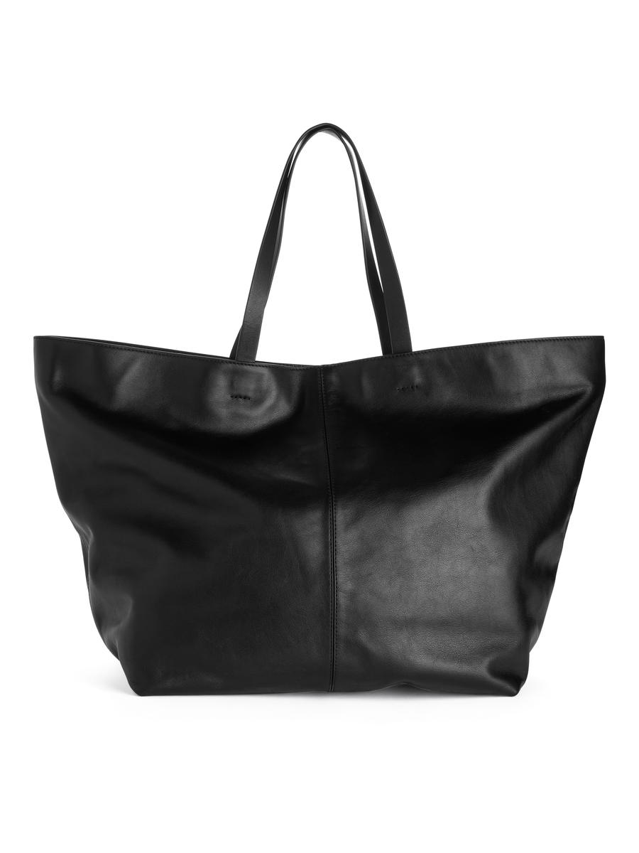 Leather Tote Bag-#272628-12509