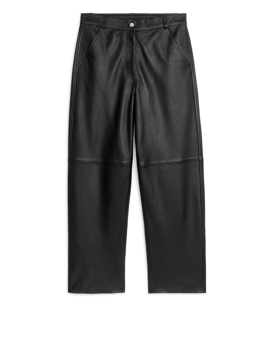 Lockere Lederhose-#272628-7903