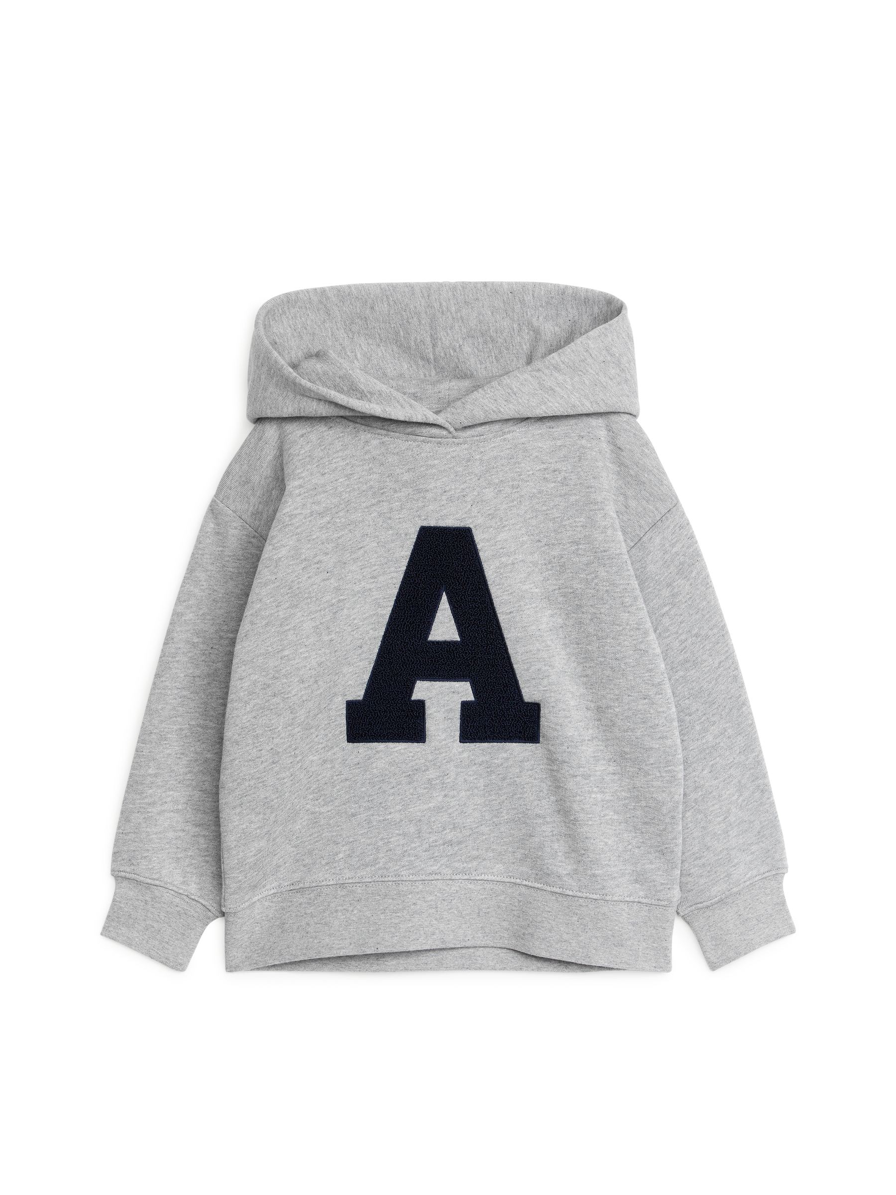 Sudadera con capucha bordada - Gris jaspeado - Corte holgado - Children - StillMedia/DescriptiveStillLife - 3