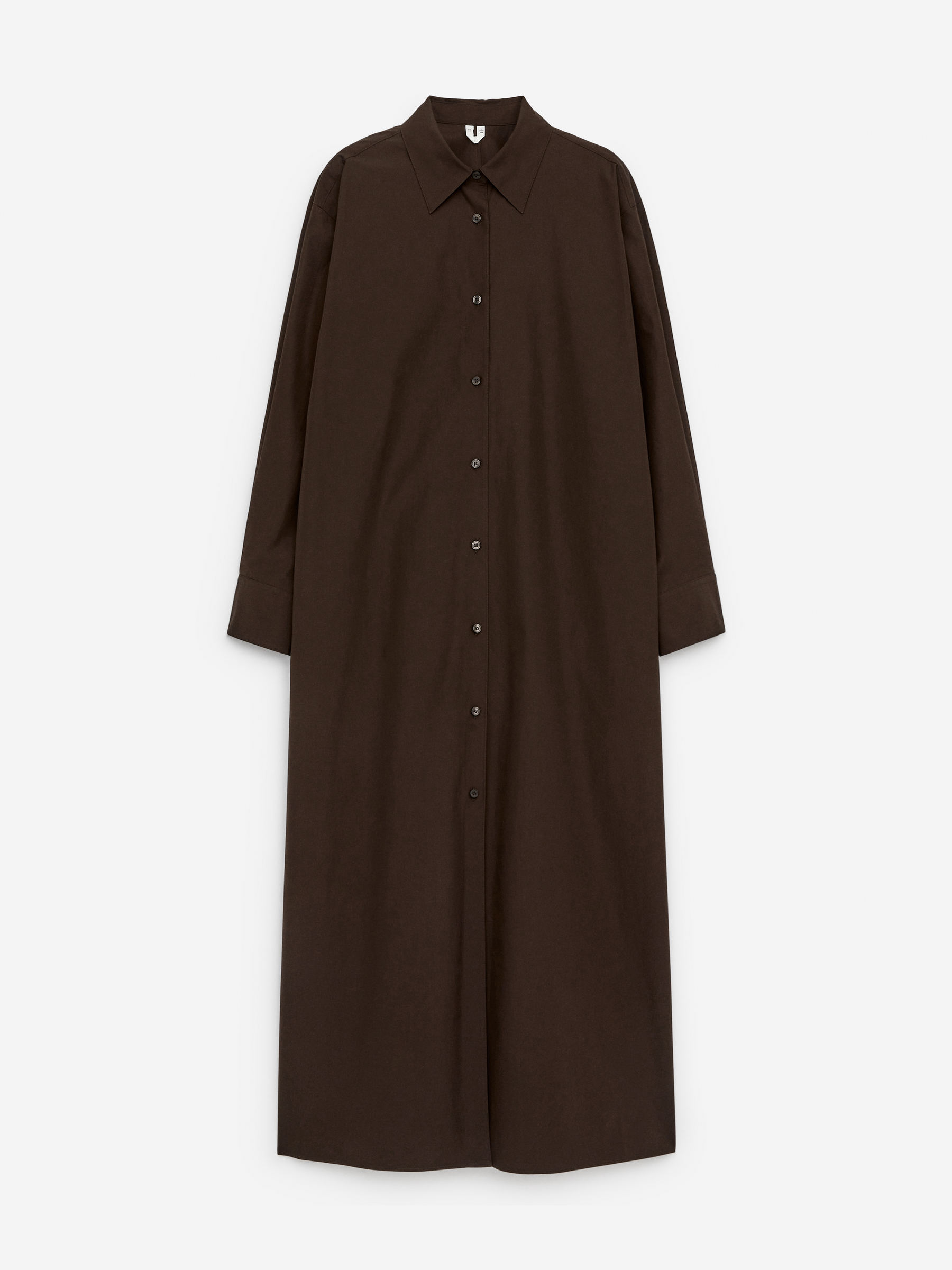 Oversized Shirt Dress - Dark Brown - Oversized - Women - StillMedia/DescriptiveStillLife - 2