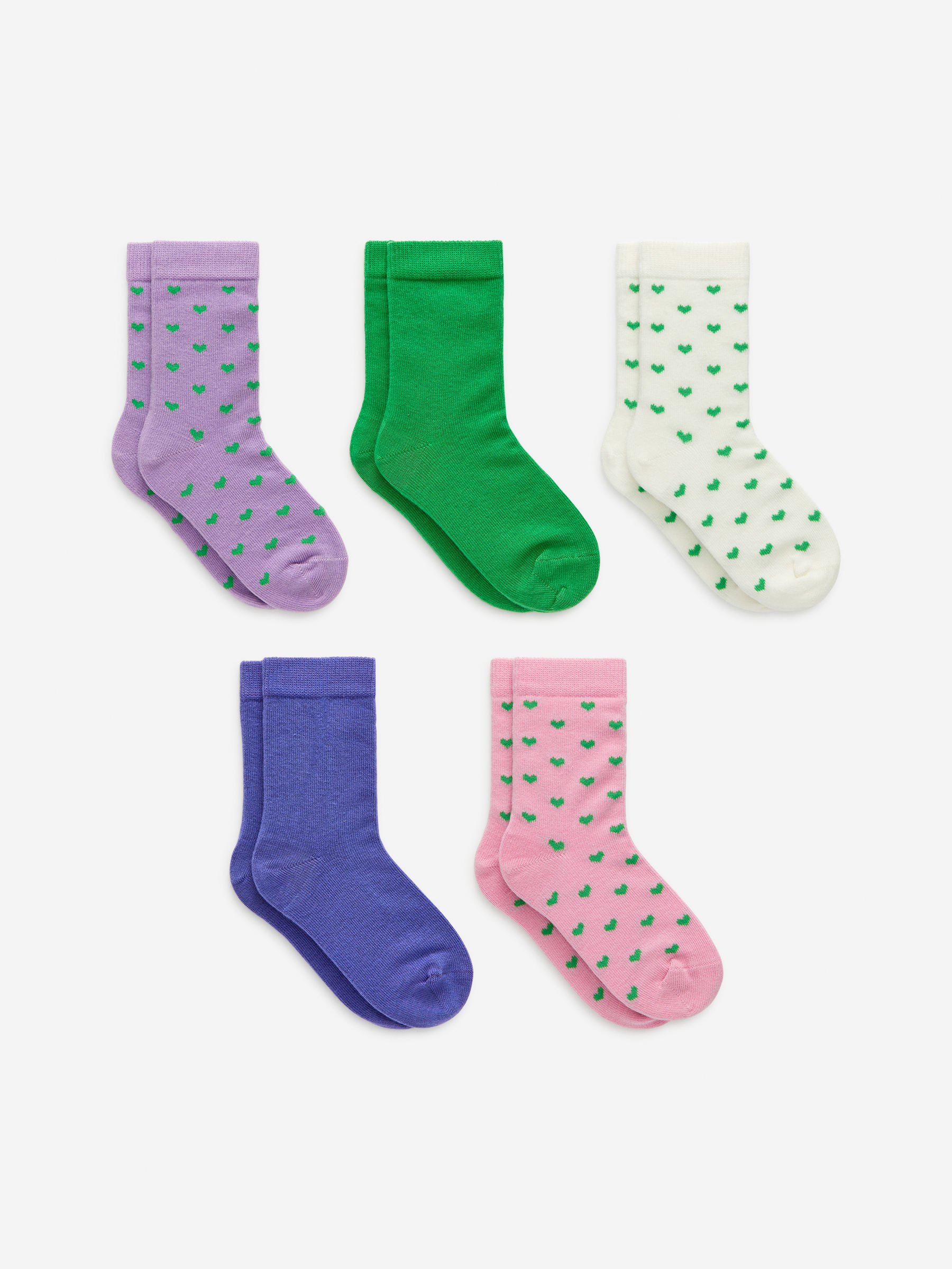 Lot de 5 paires de chaussettes en coton-#DDA4C6-14547