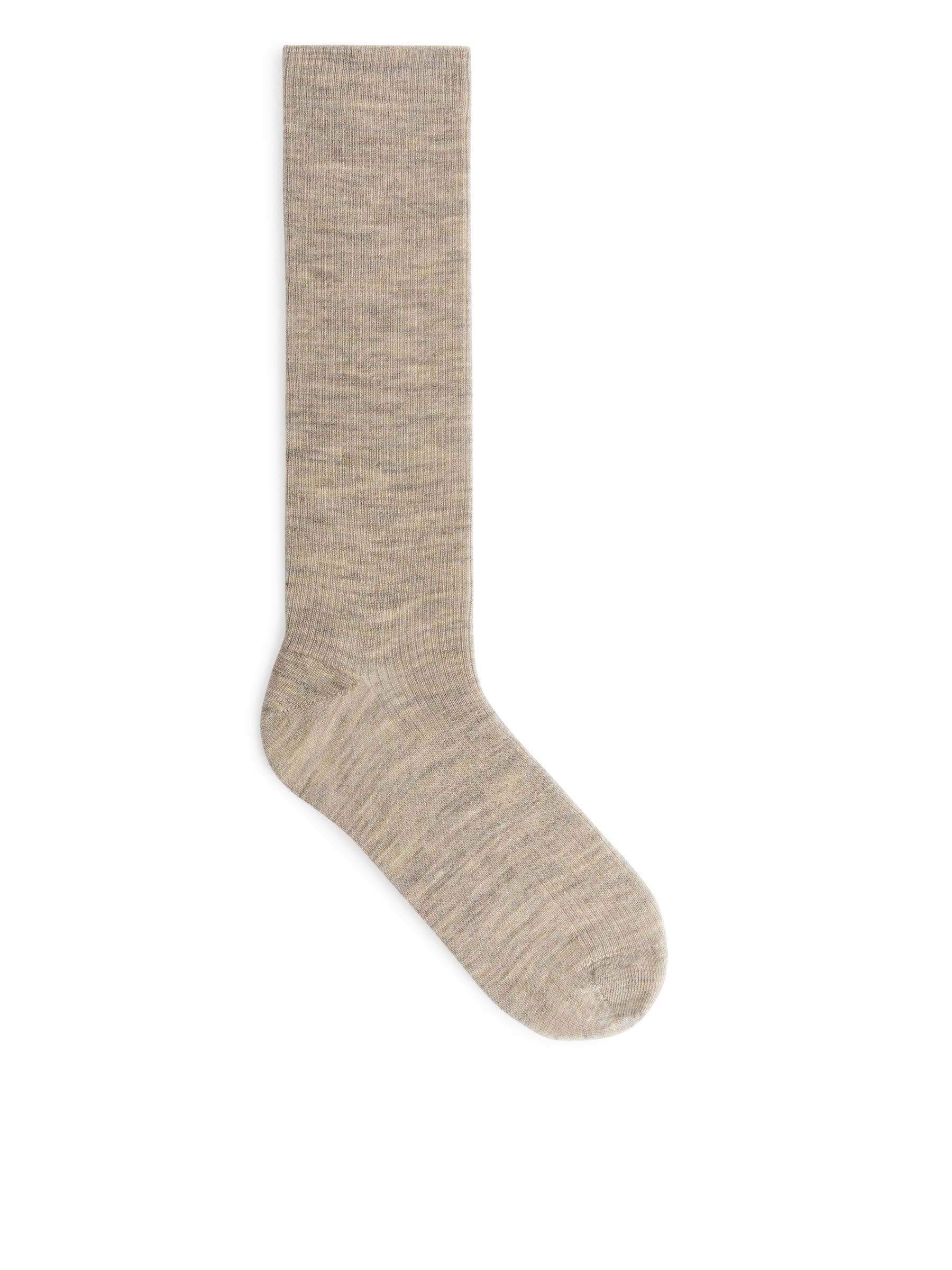 Wool Socks - Grey/Beige - Women - StillMedia/DescriptiveStillLife - 1