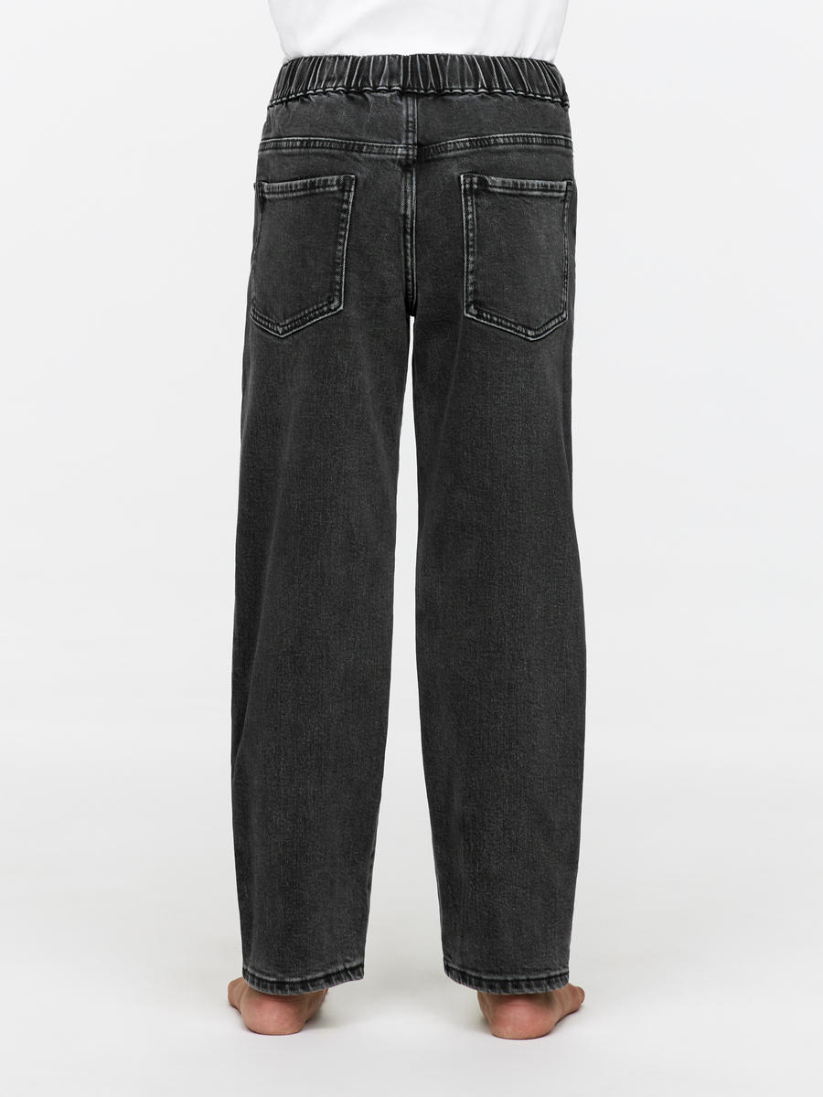 Pantalon en denim à enfiler-#29282D-8463