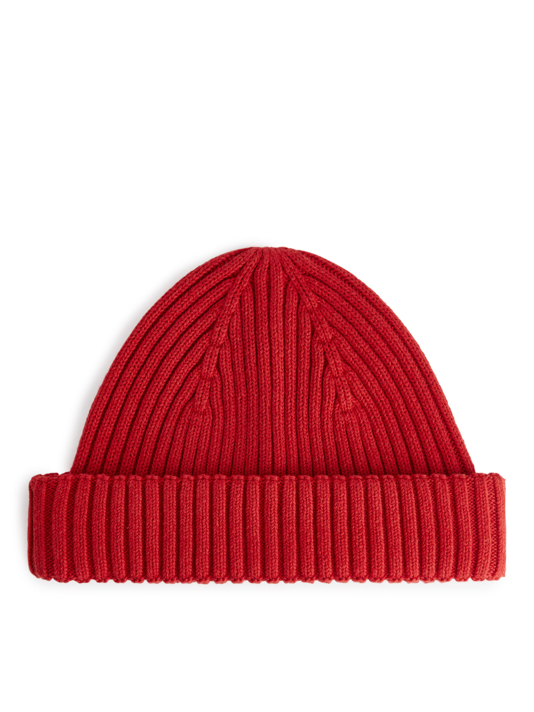 Gorro de algodón de canalé - Rojo - Men - StillMedia/DescriptiveStillLife - 1