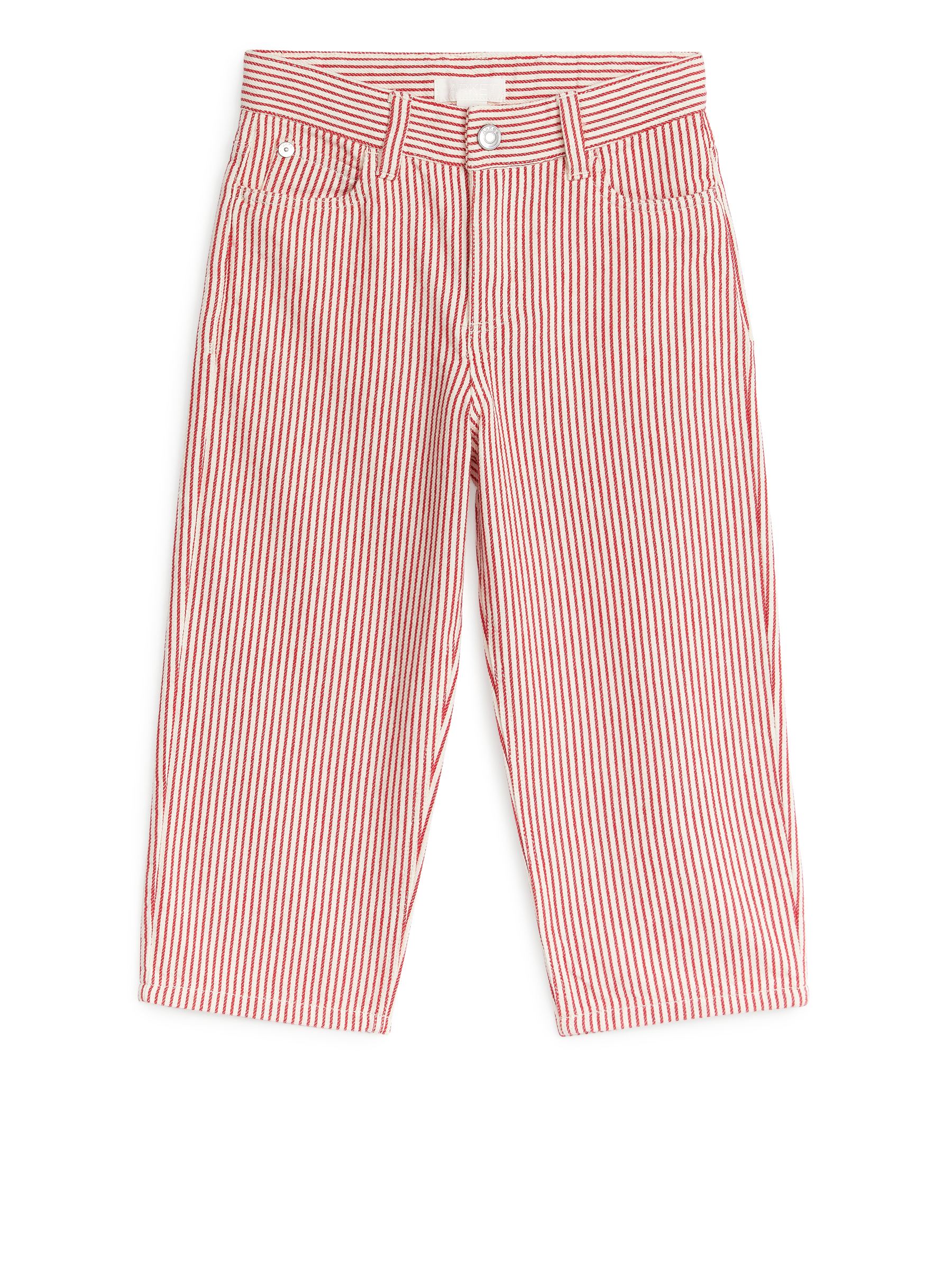 Pantaloni a cinque tasche - Bianco/Rosso - Relaxed fit - Children - StillMedia/DescriptiveStillLife - 3