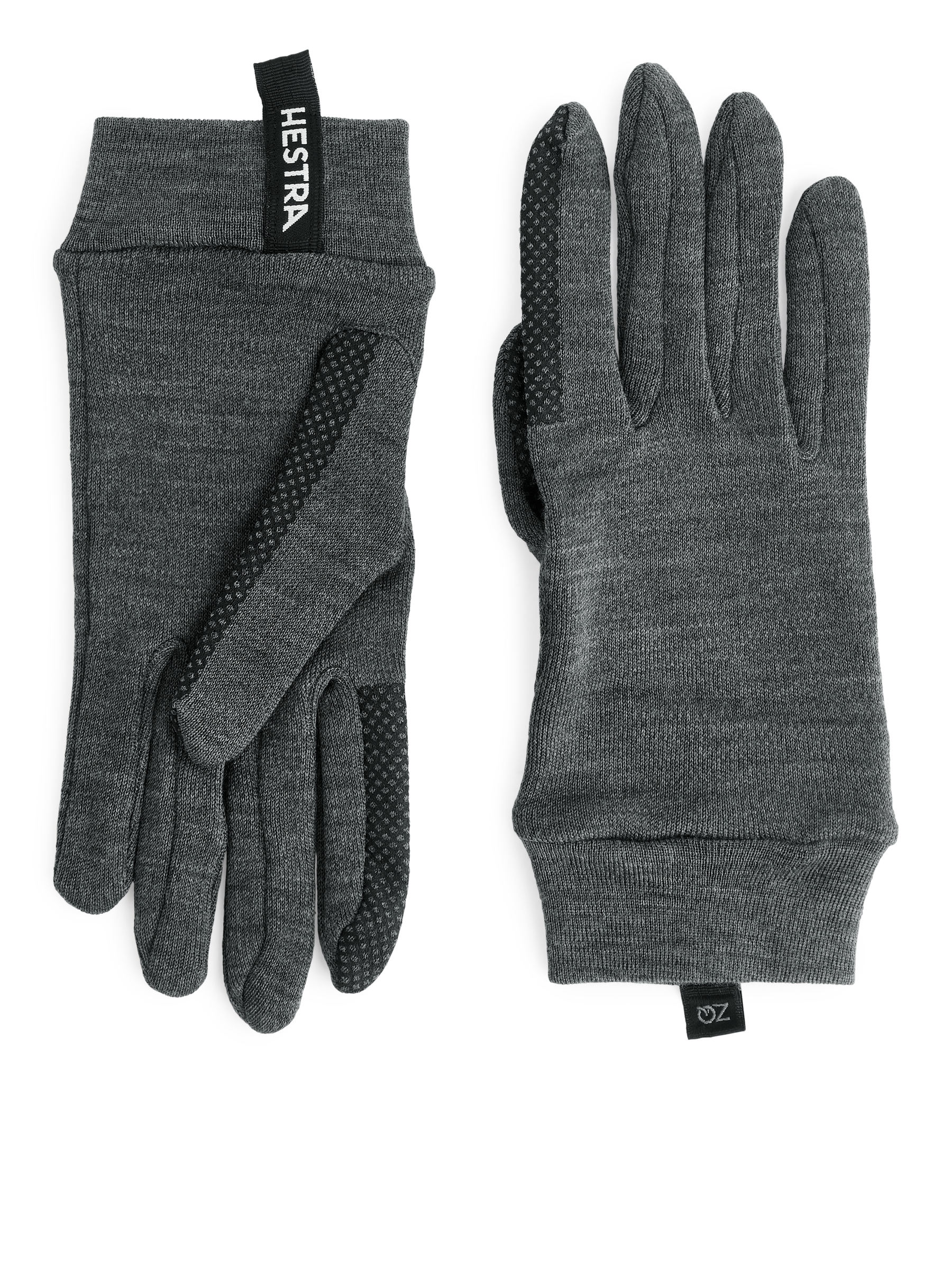 Hestra Merino Touch Point 5-Finger Liner - Grey - Men - StillMedia/DescriptiveStillLife - 1
