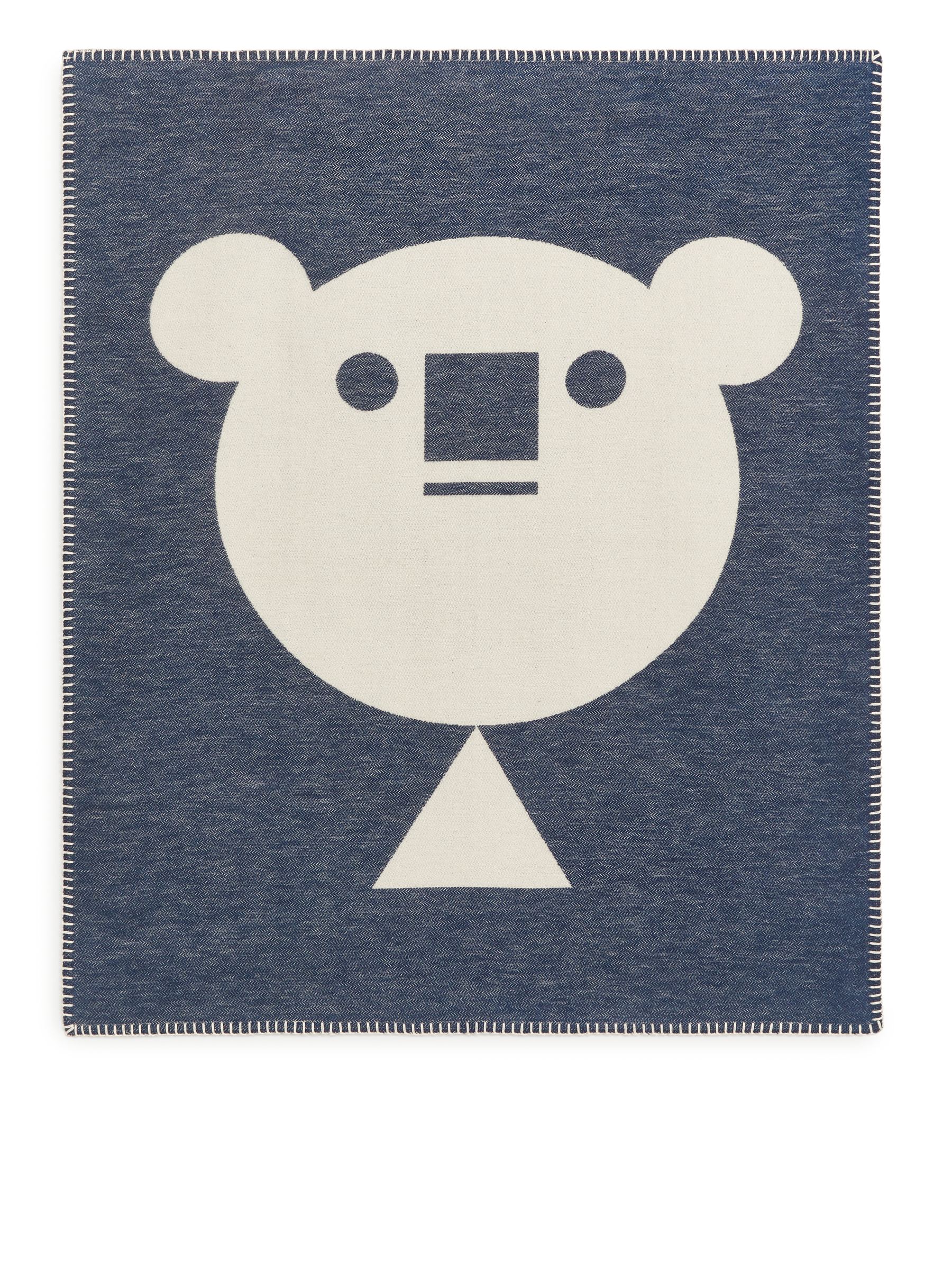 Manta de algodón Klippan - Azul/blanco - Children - StillMedia/DescriptiveStillLife - 3