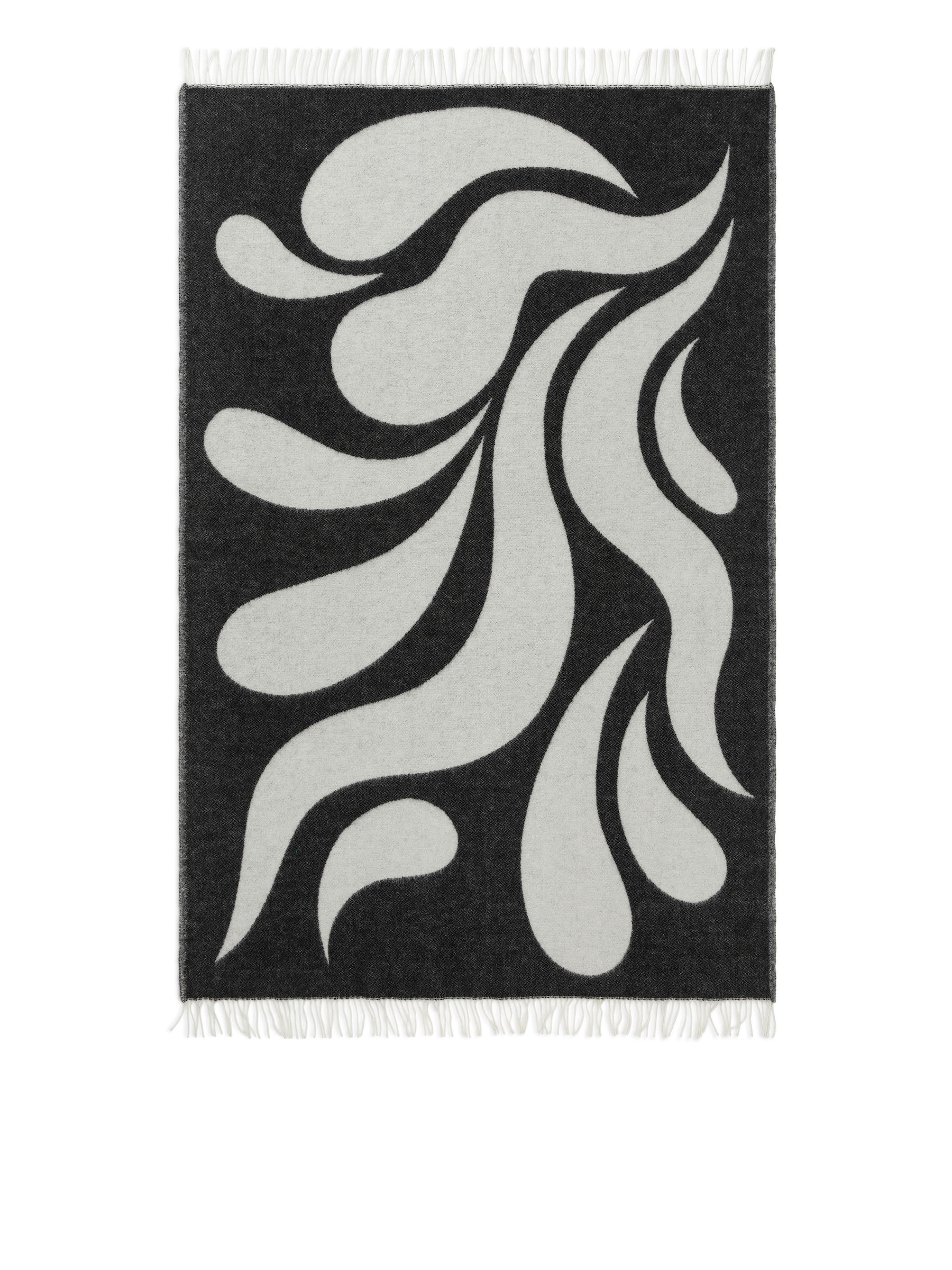 Klippan Wool Blanket - White/Black - Homeware - StillMedia/DescriptiveStillLife - 3